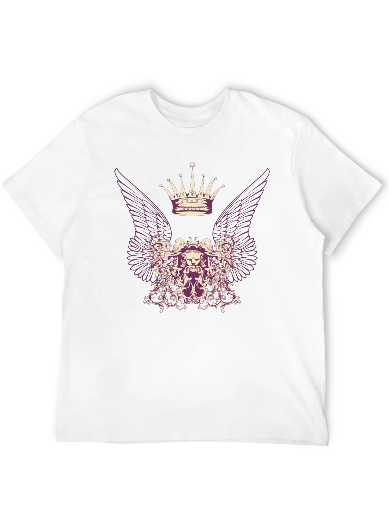 Crown Winged Lion Graphic Tee