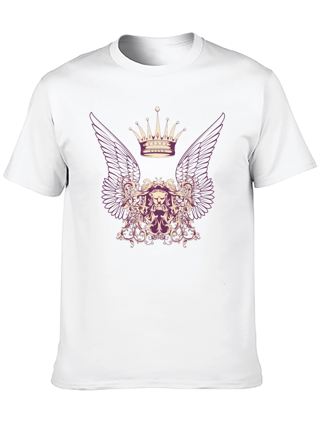 Crown Winged Lion Graphic Tee