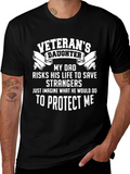 Veterans Daughter T-Shirt: Protect Me