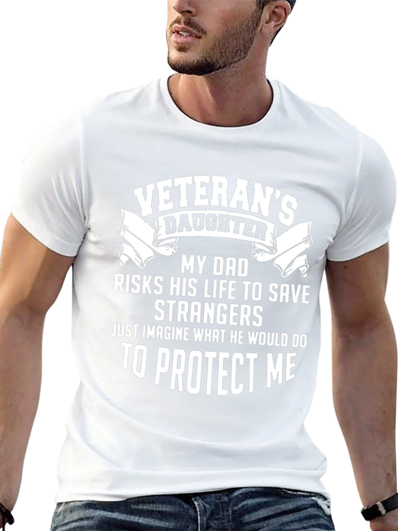Veterans Daughter T-Shirt: Protect Me