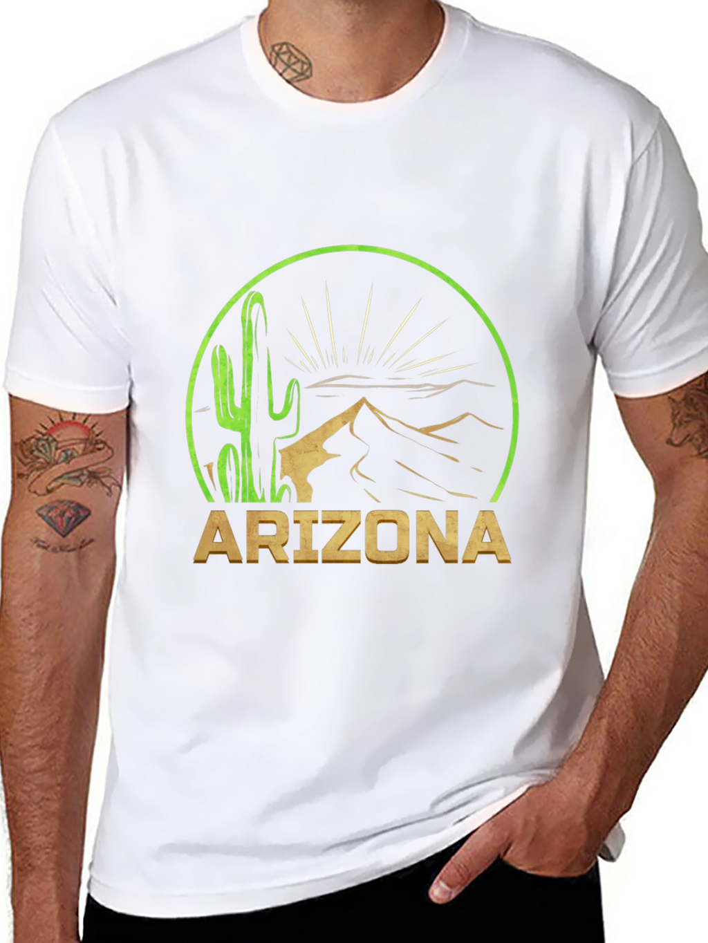 Arizona Cactus Graphic T-Shirt