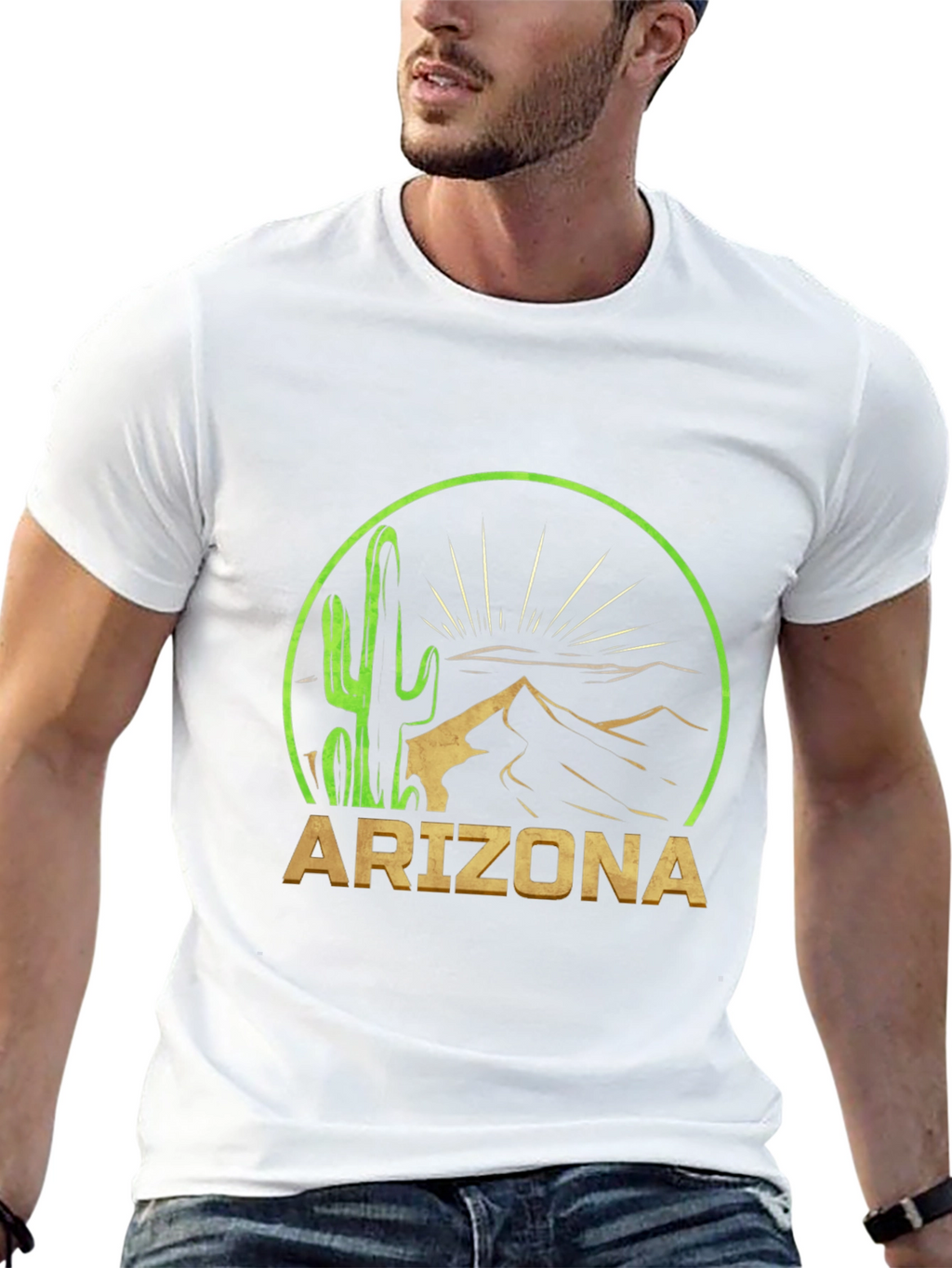 Arizona Cactus Graphic T-Shirt