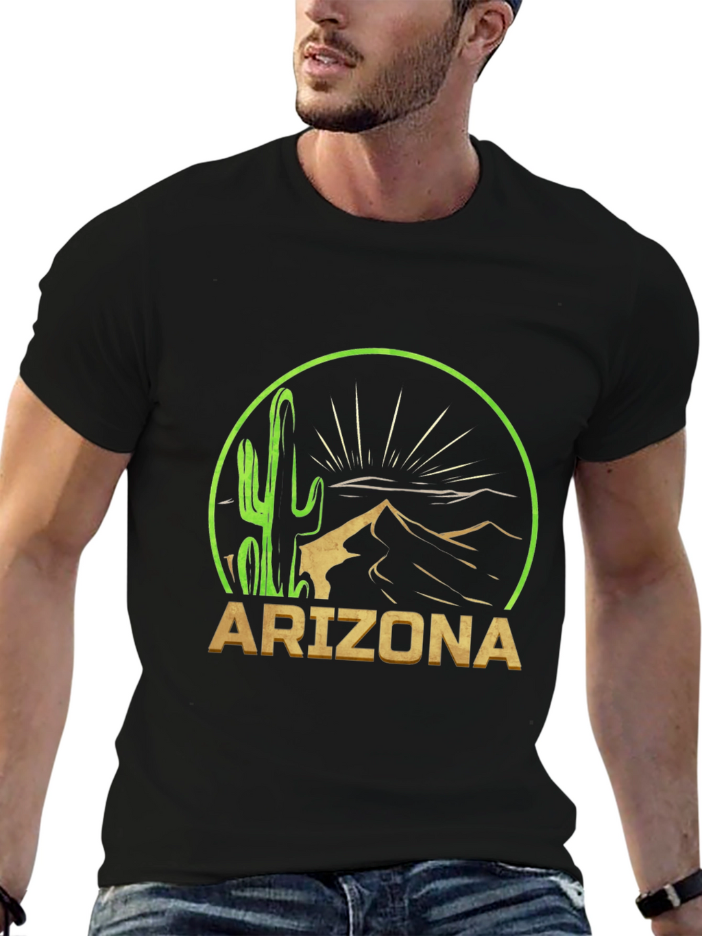 Arizona Cactus Graphic T-Shirt