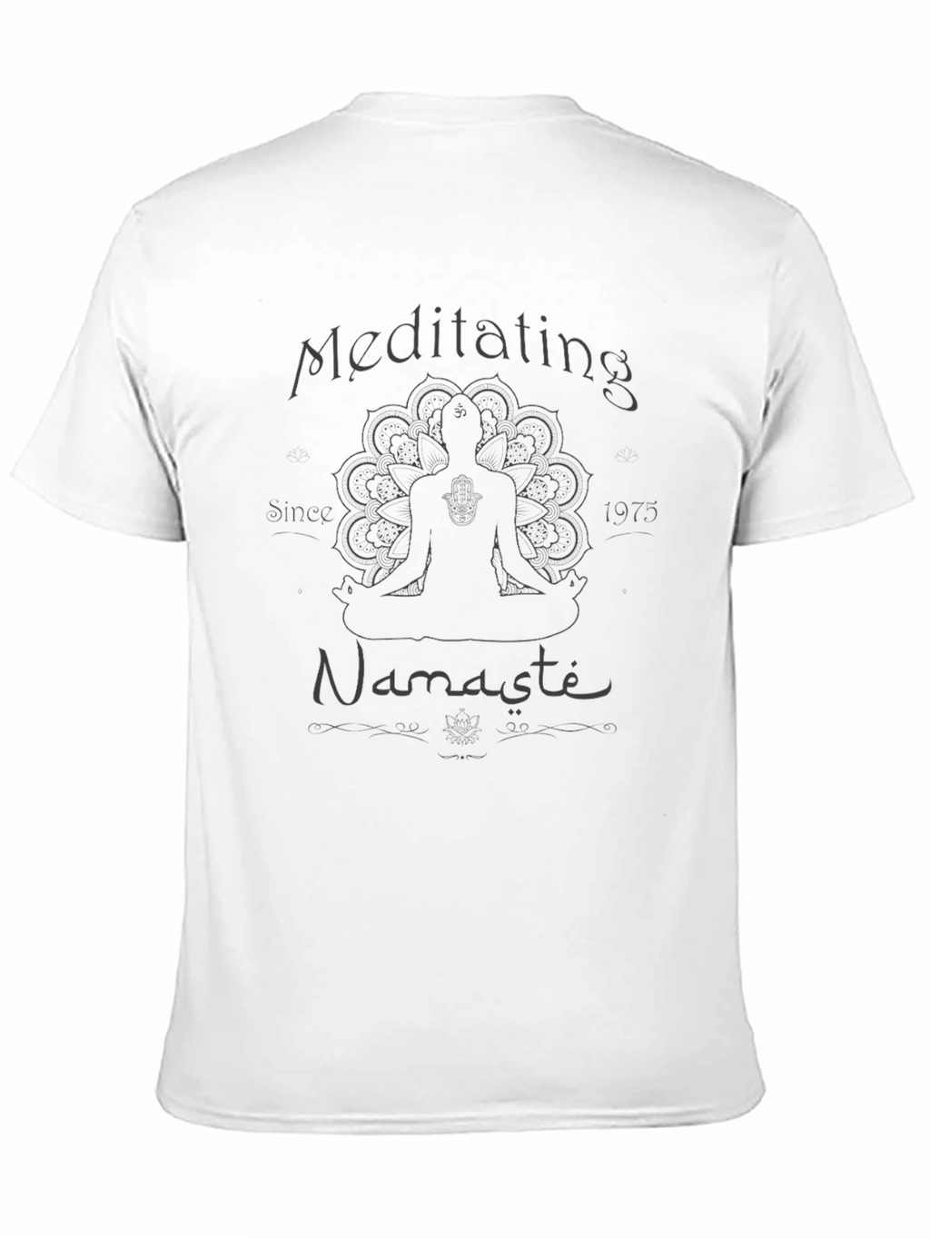 Meditating Namaste T-Shirt - Yoga Inspired Tee