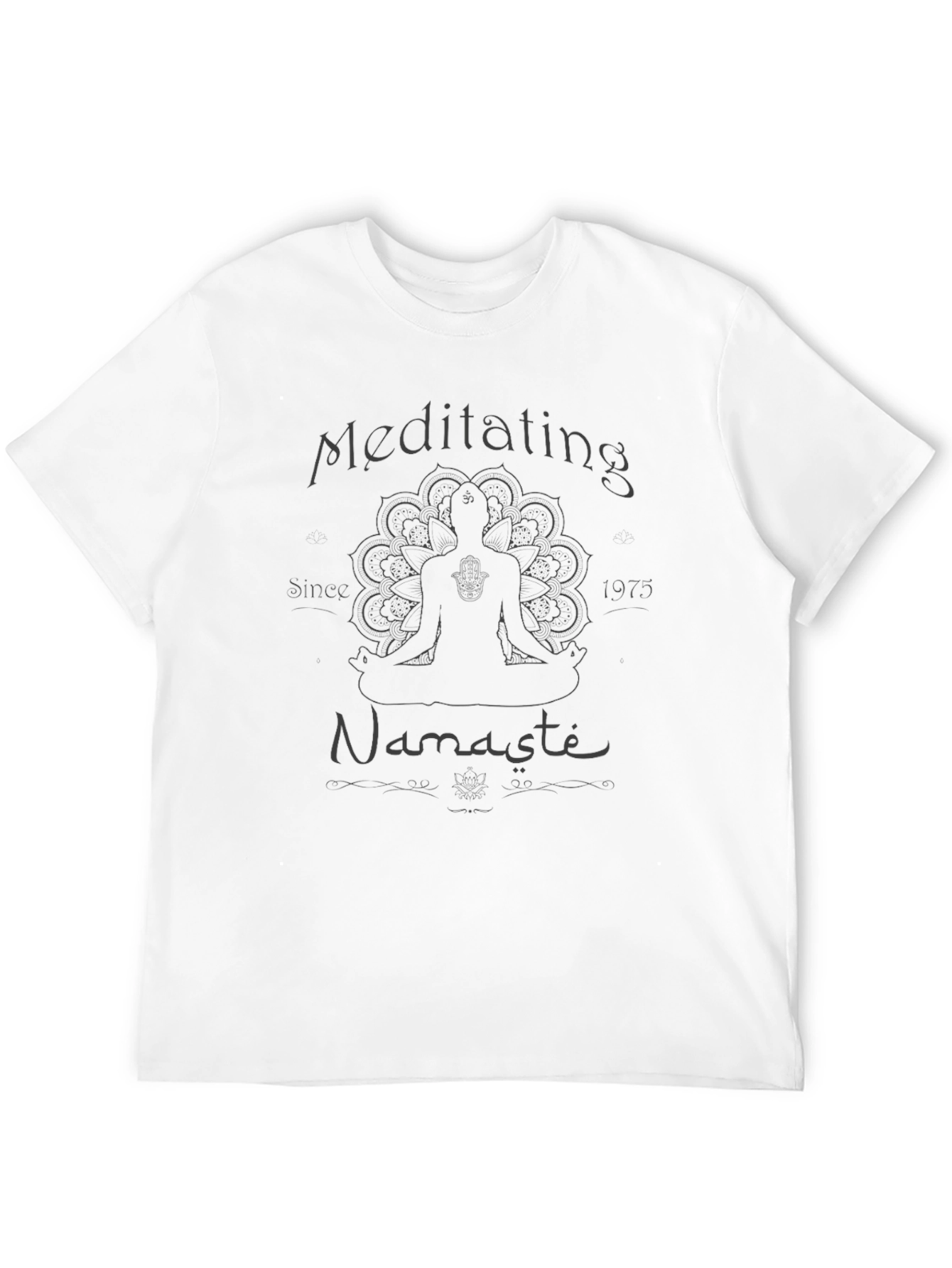 Meditating Namaste T-Shirt - Yoga Inspired Tee