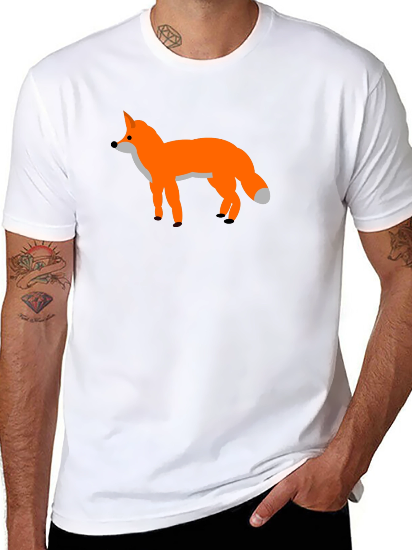 Fox Graphic Black T-Shirt