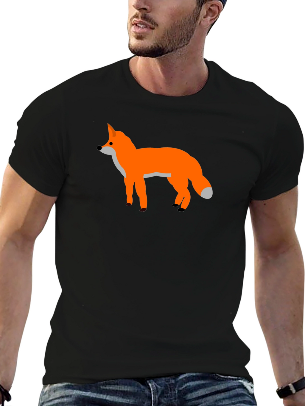 Fox Graphic Black T-Shirt