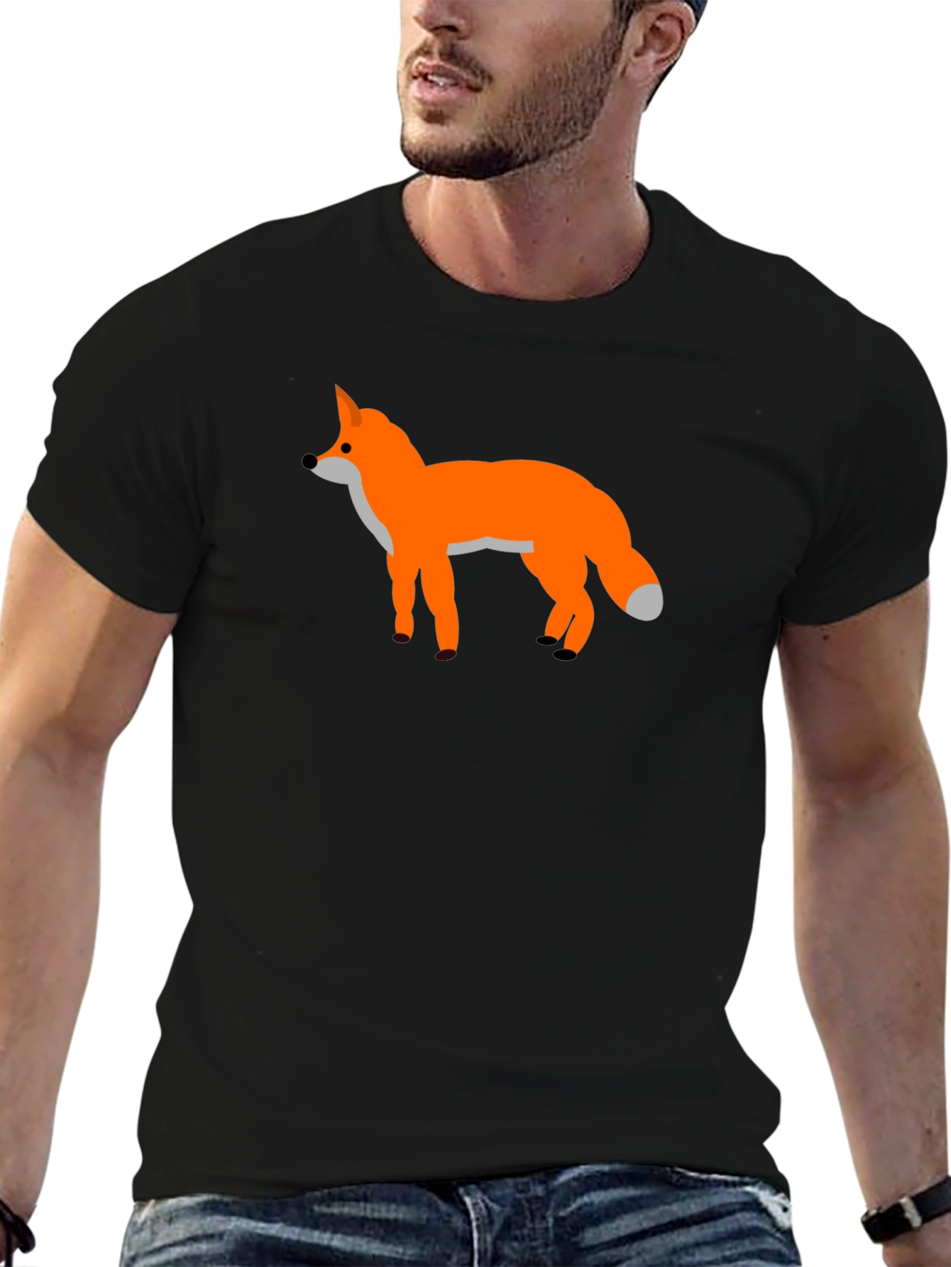 Fox Graphic Black T-Shirt