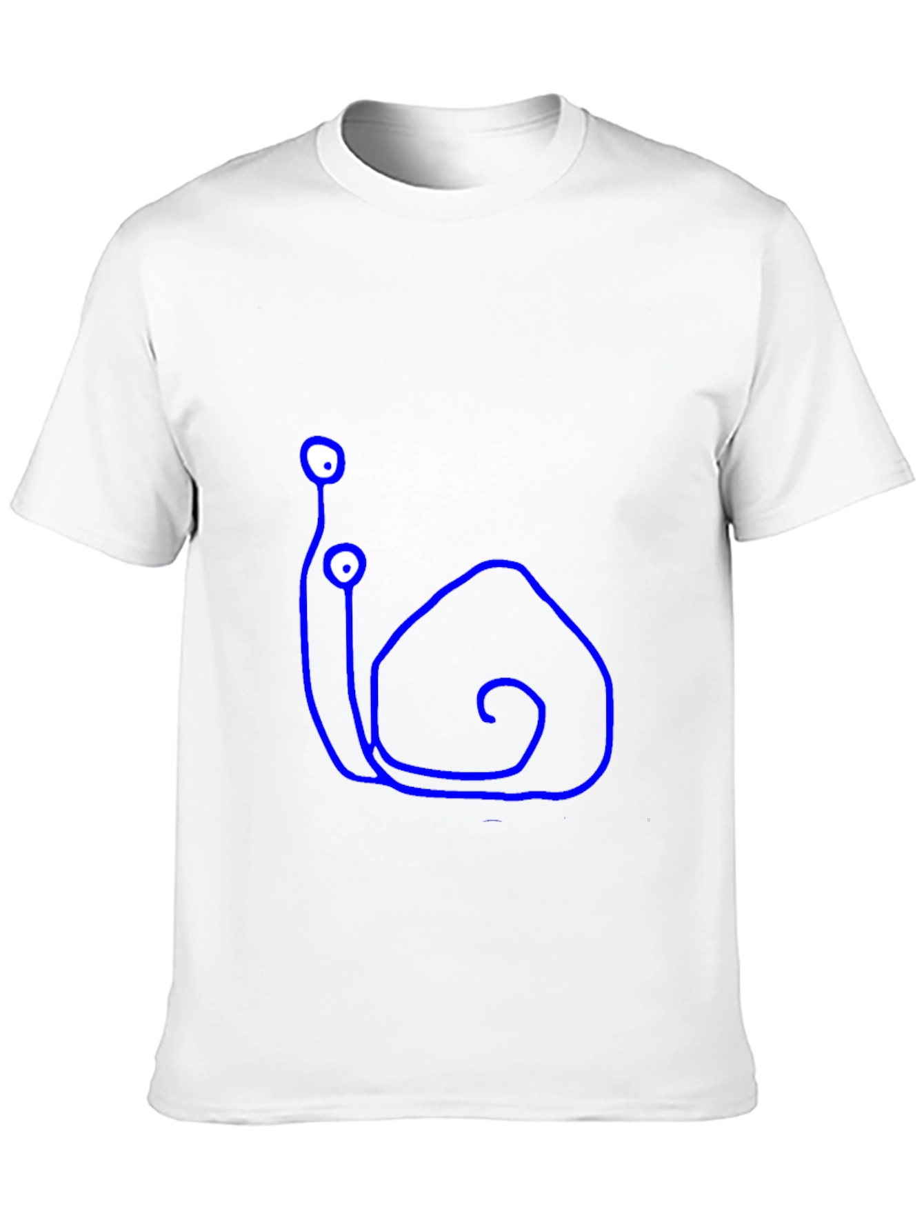 Snail Doodle Black T-Shirt