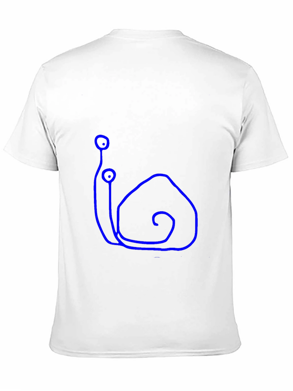 Snail Doodle Black T-Shirt