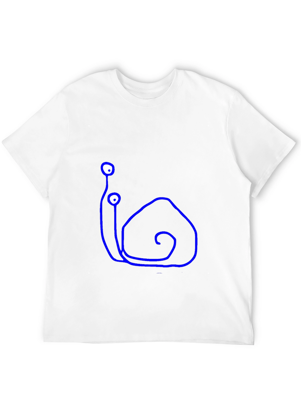 Snail Doodle Black T-Shirt