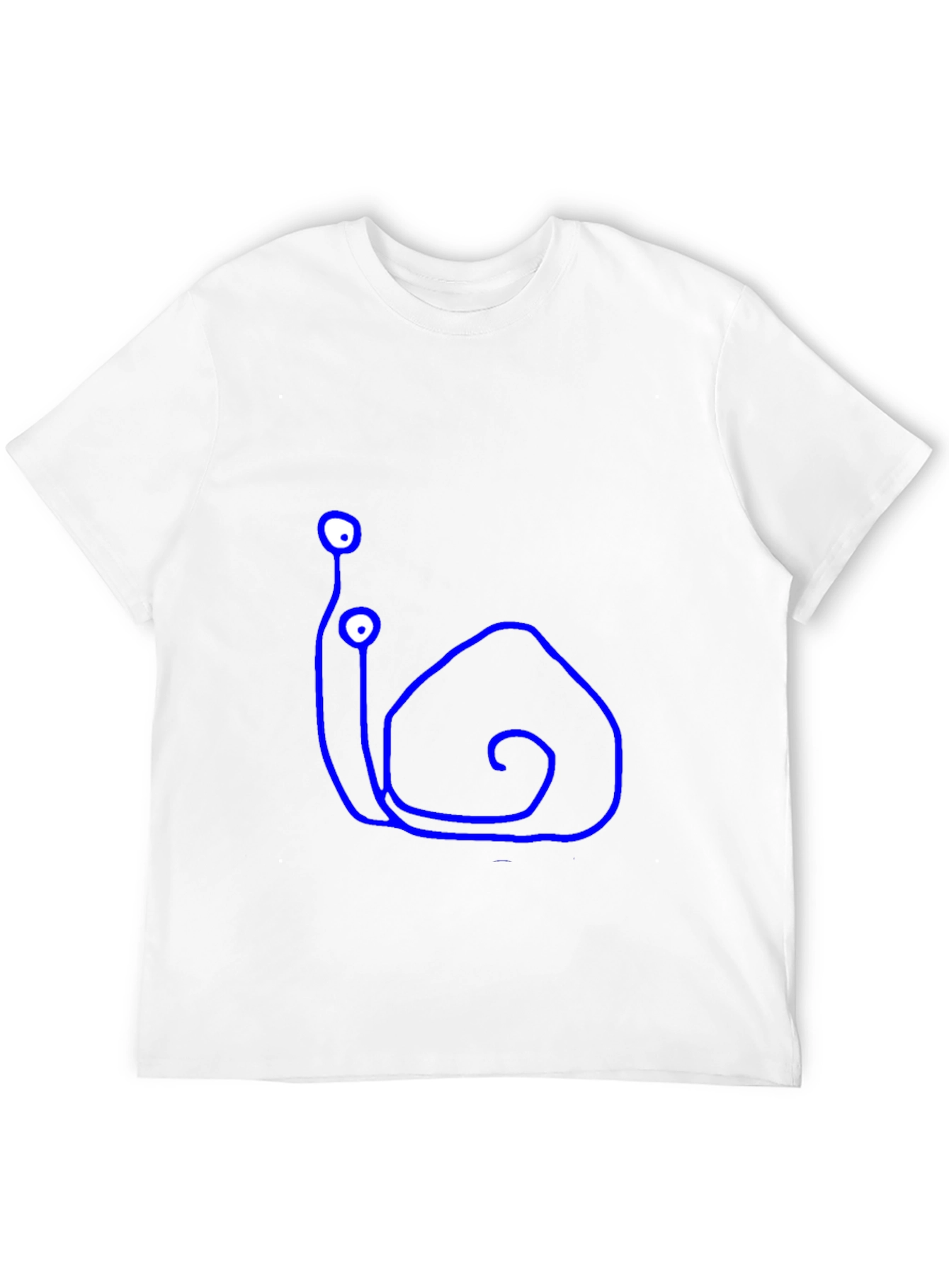 Snail Doodle Black T-Shirt