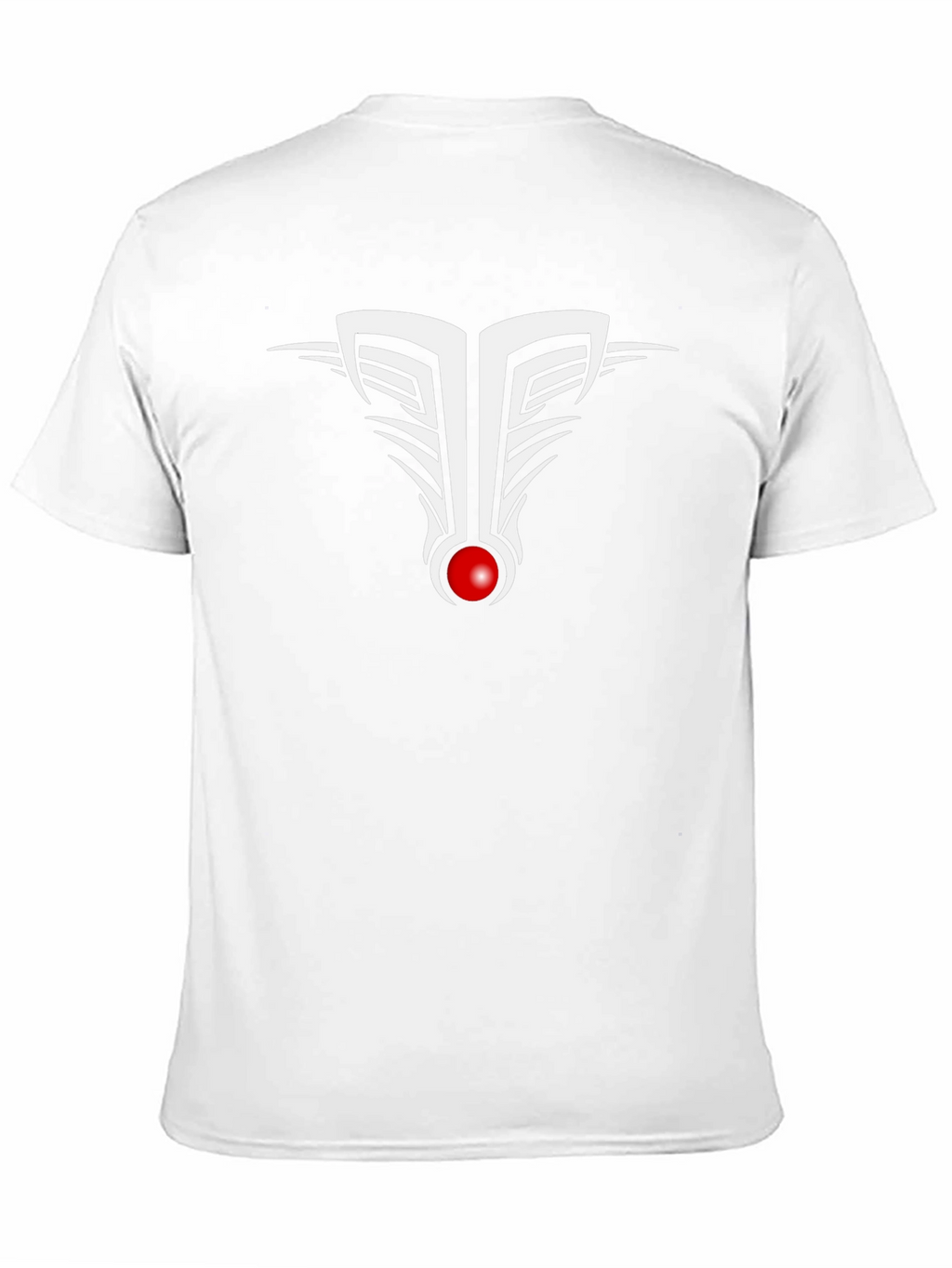 Abstract Graphic Tee - Black Cotton Blend T-Shirt