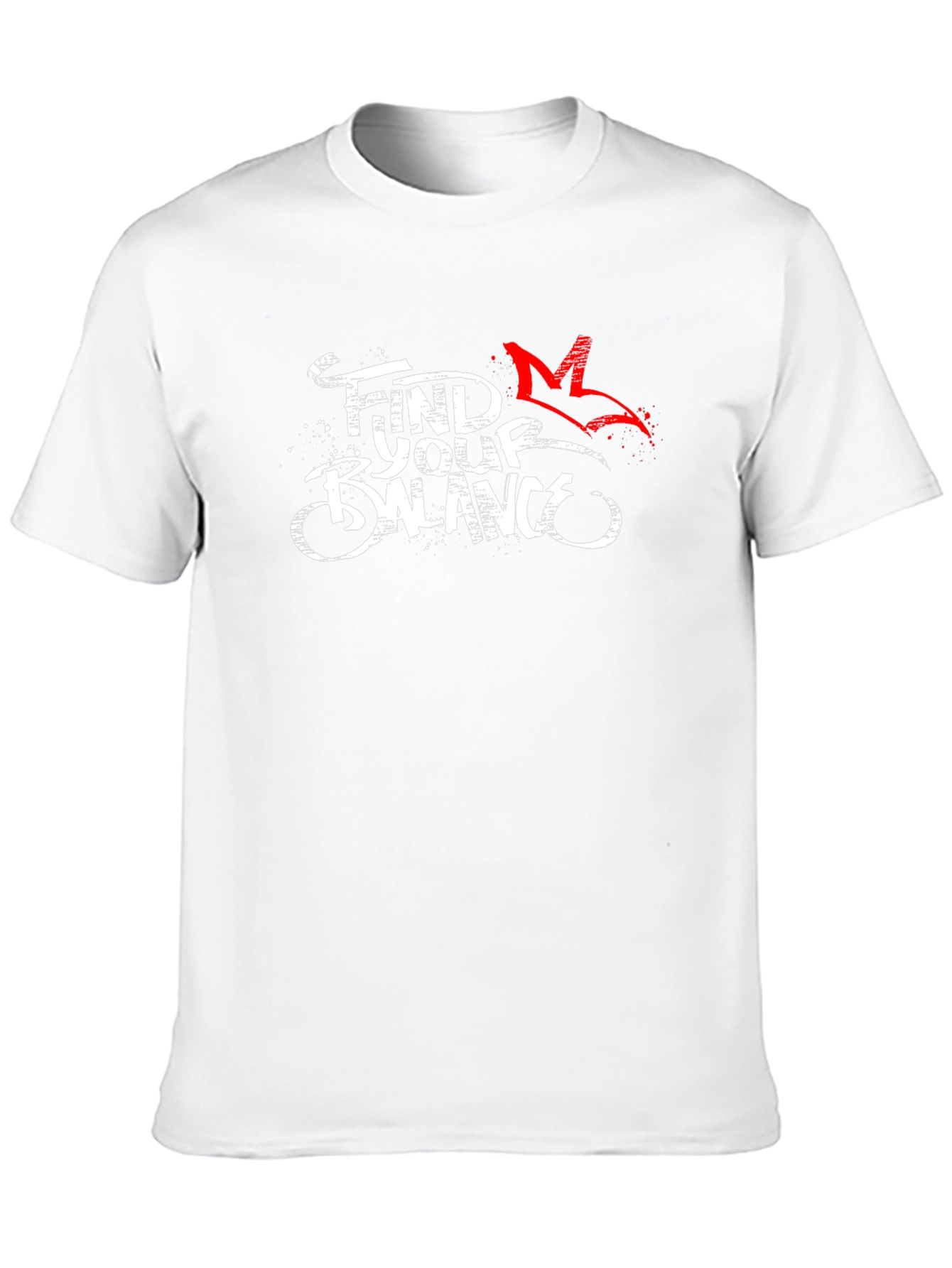 Find Your Balance Black Graphic Tee