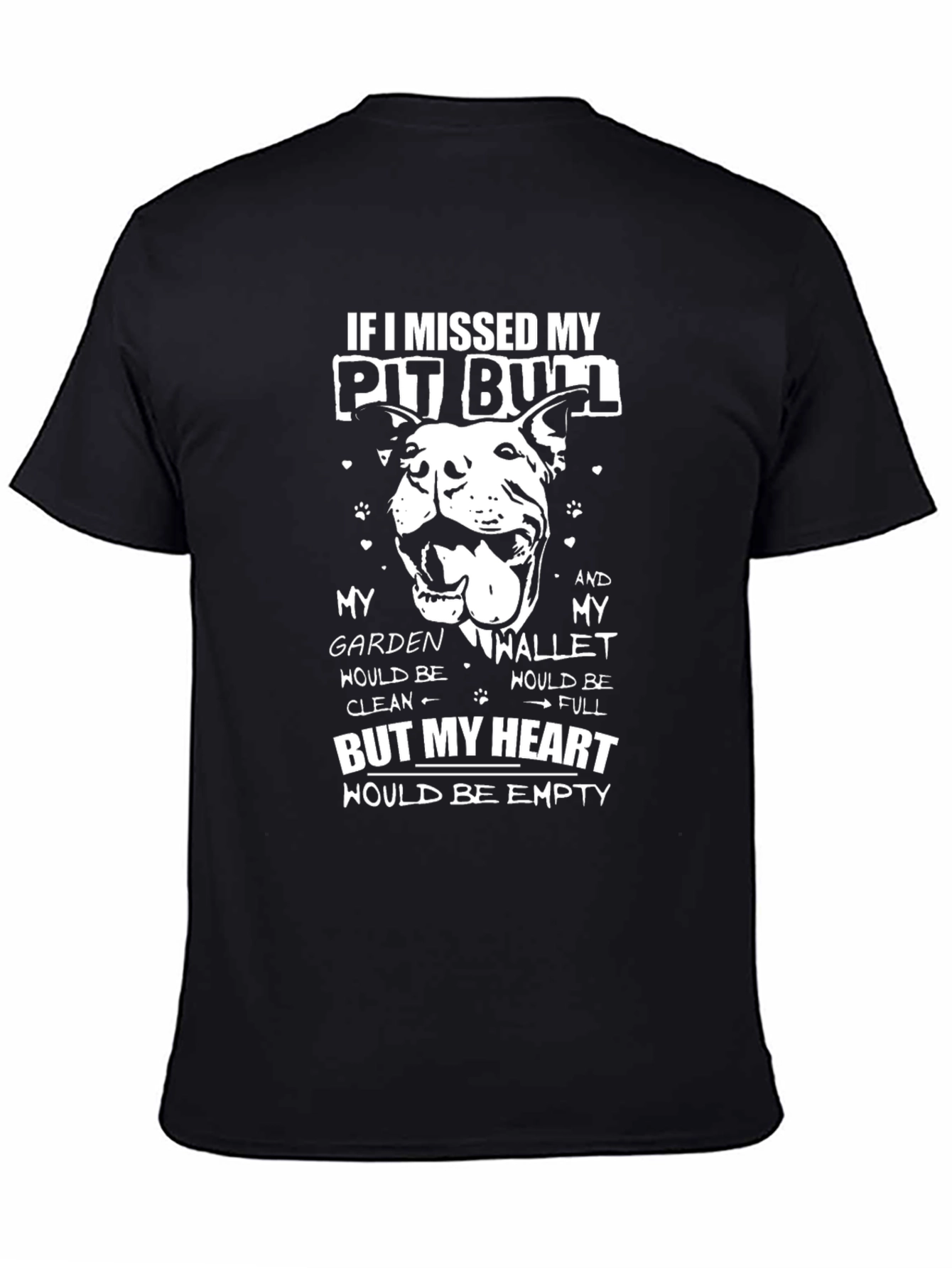 Pit Bull Heart T-Shirt - Dog Lover Tee