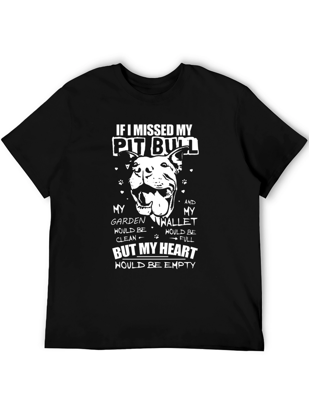 Pit Bull Heart T-Shirt - Dog Lover Tee