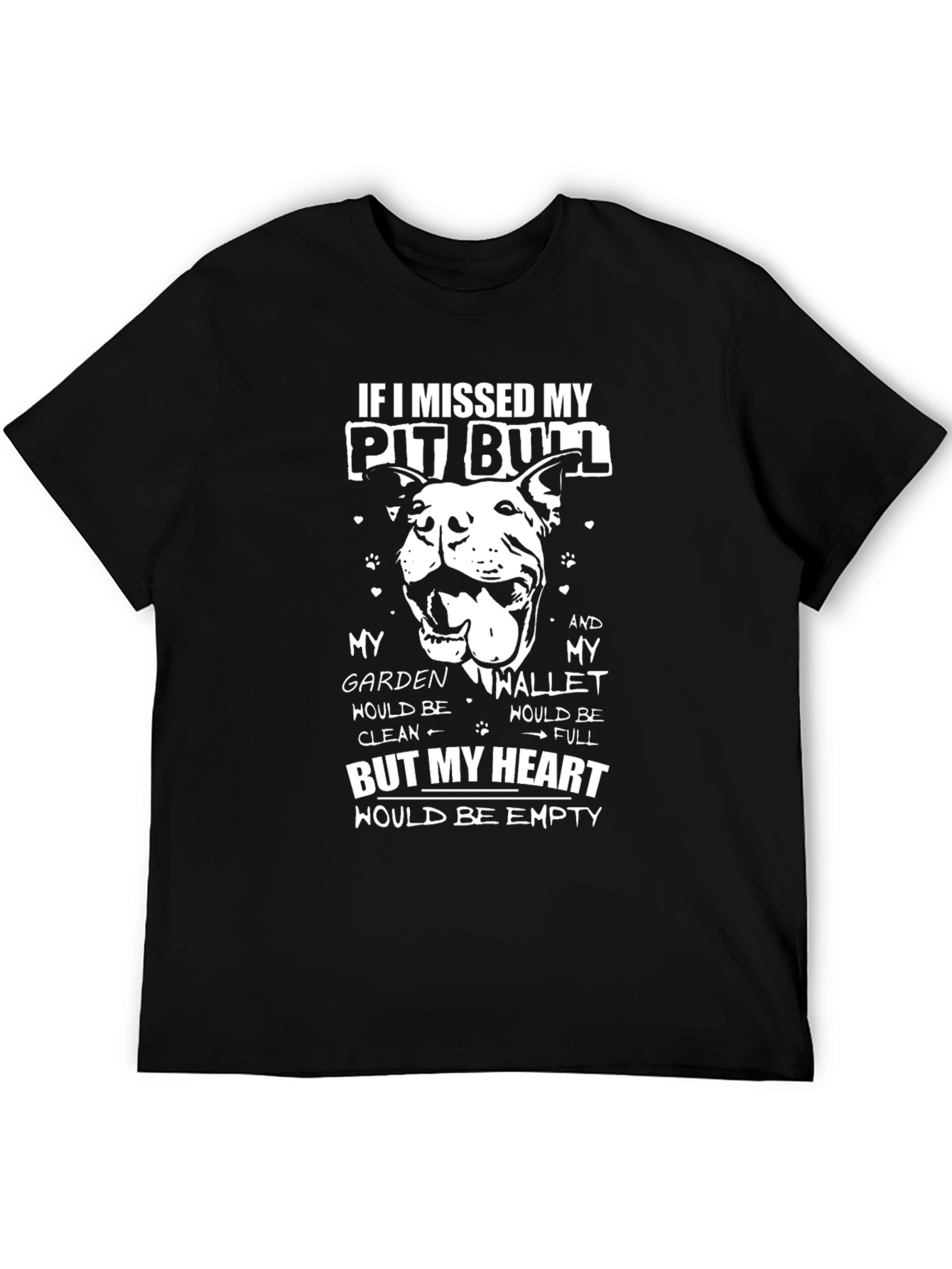 Pit Bull Heart T-Shirt - Dog Lover Tee