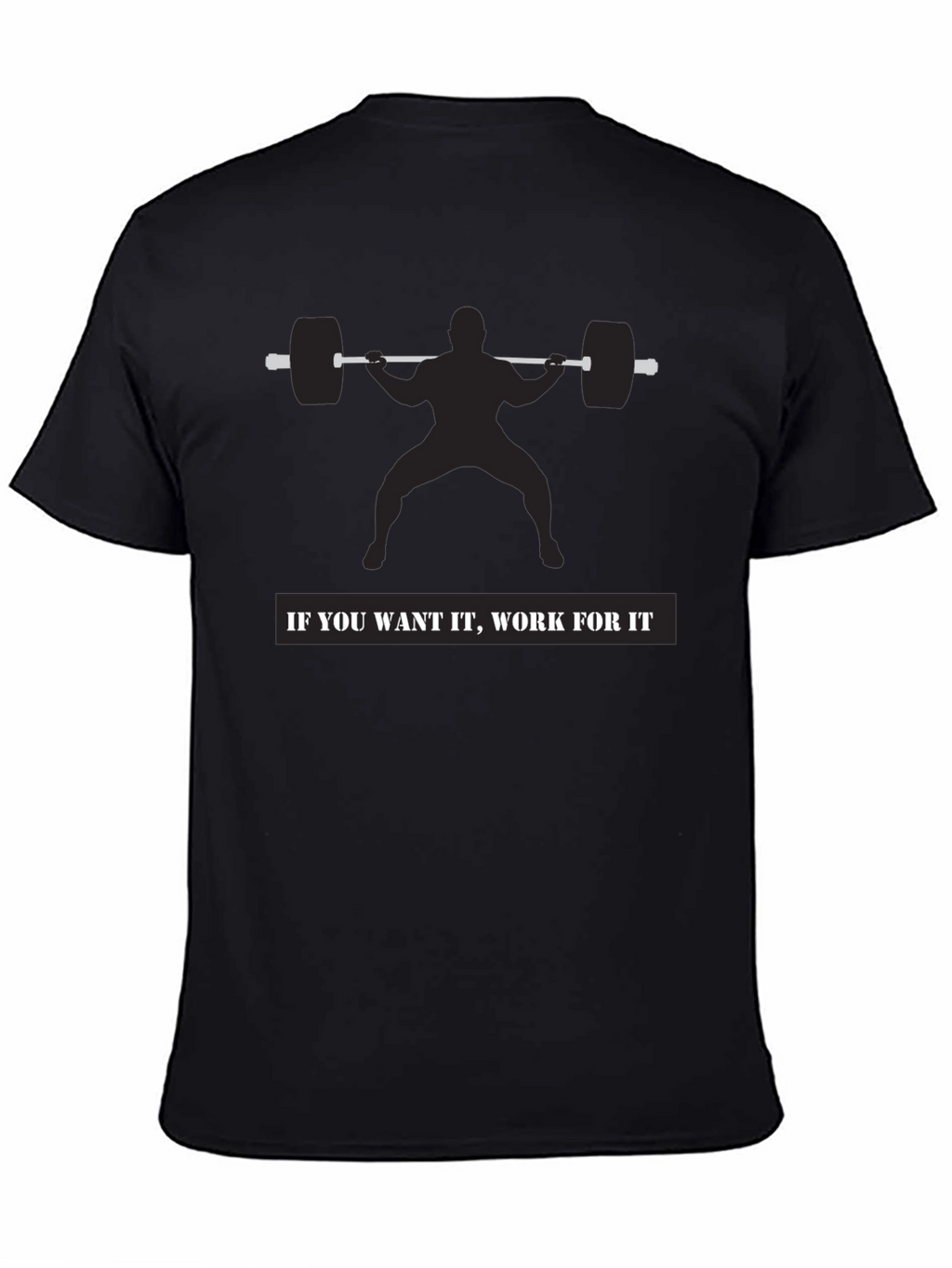 Motivational Workout Shirt - Squat Design