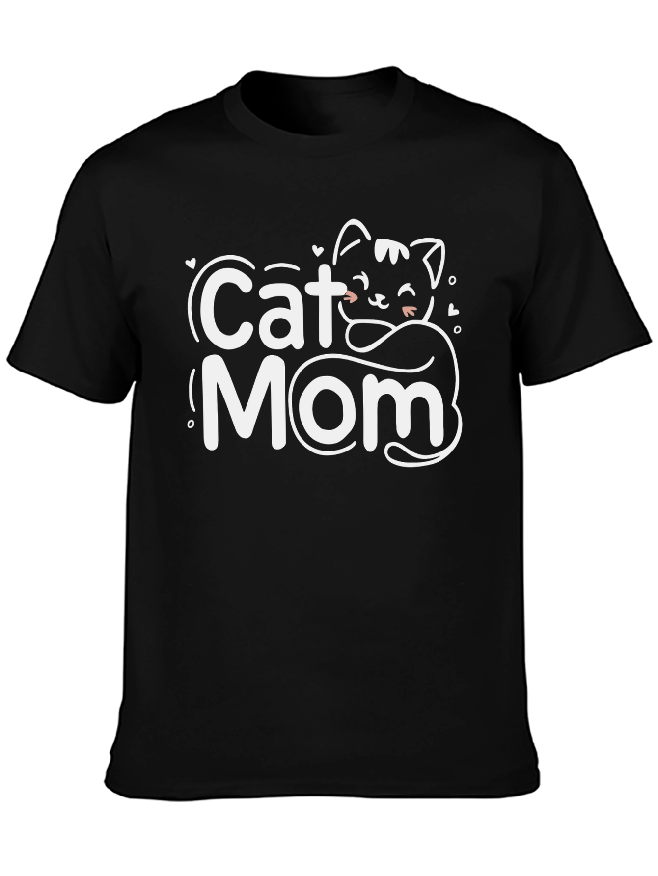 Cat Mom T-Shirt - Cute Graphic Tee