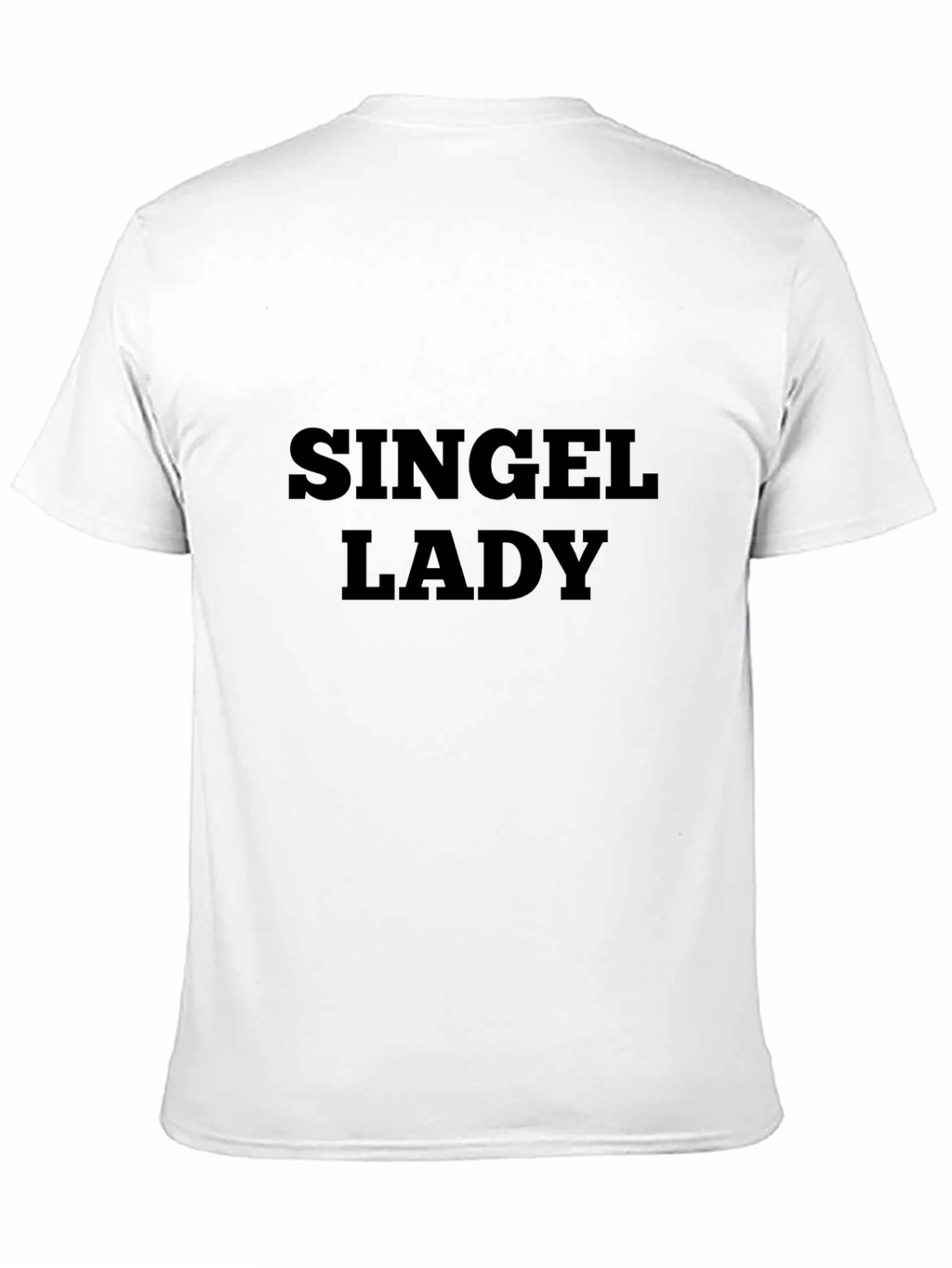 Single Lady Tee - Classic Black Crew Neck