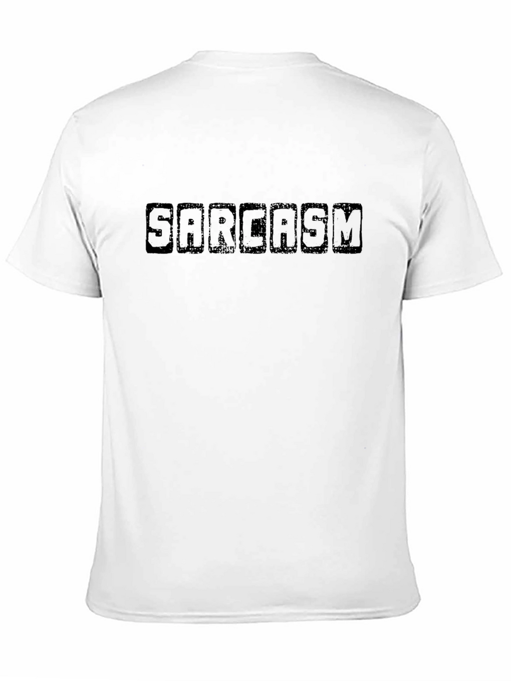 Sarcasm Black Graphic Tee - Mens Casual T-Shirt