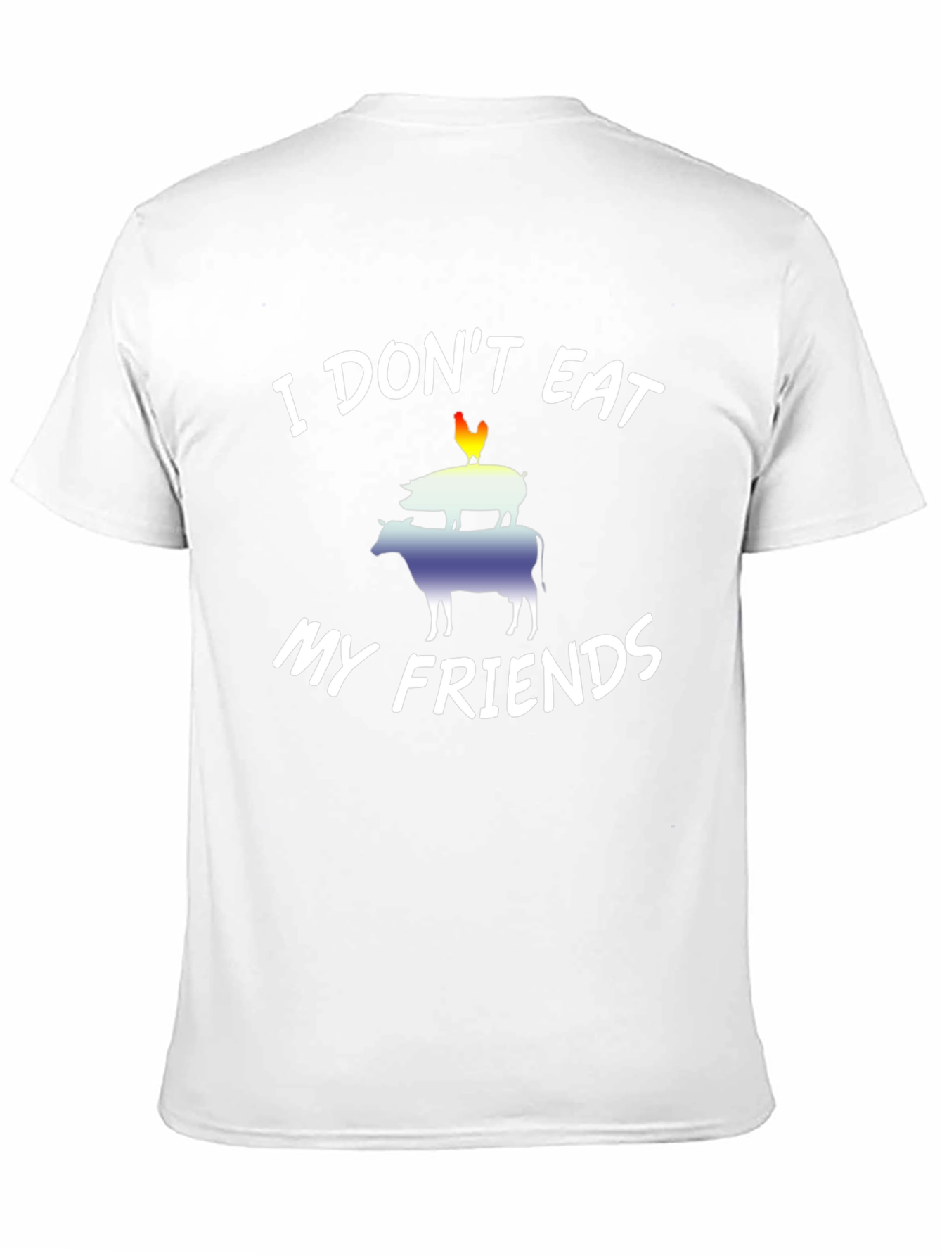Vegan I Dont Eat My Friends Graphic Tee