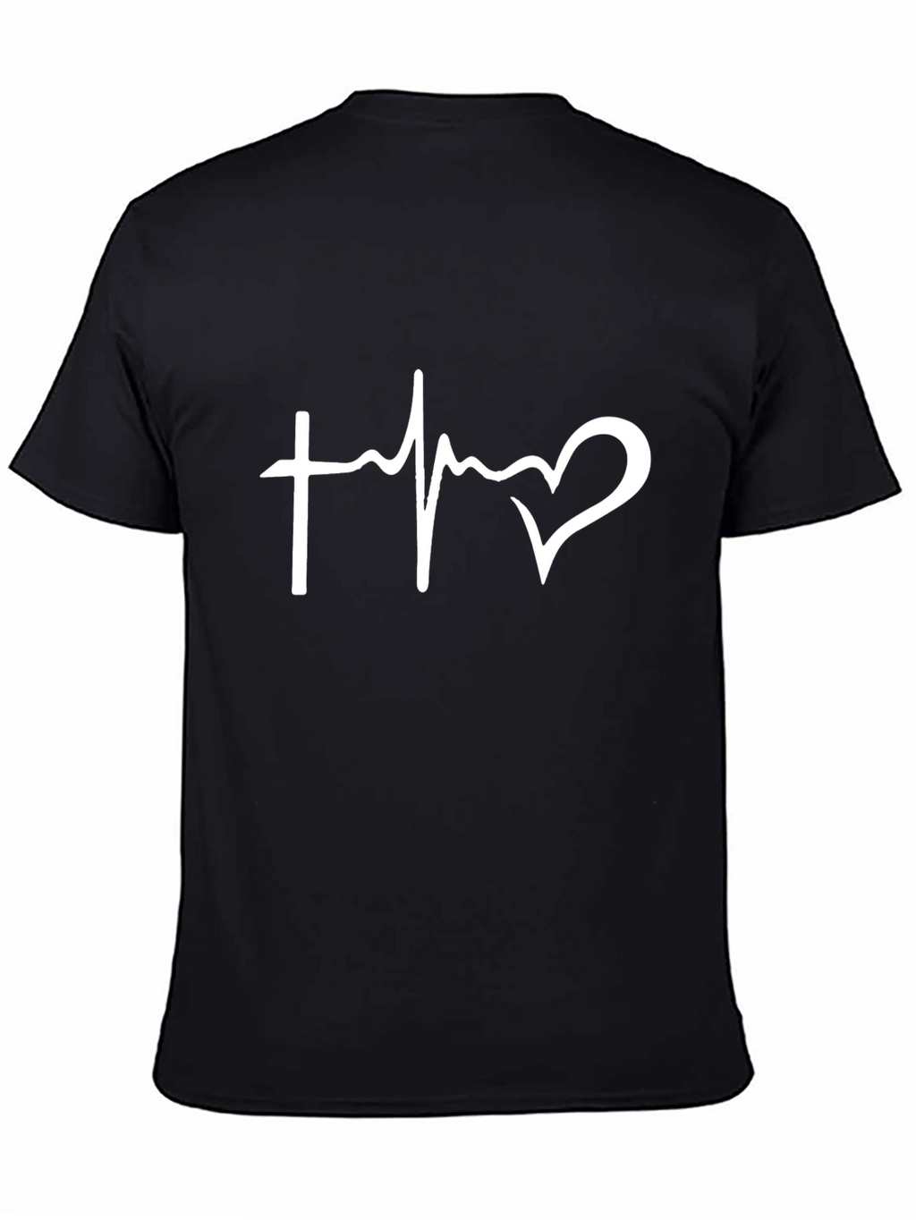 Faith Hope Love Heartbeat Graphic T-Shirt