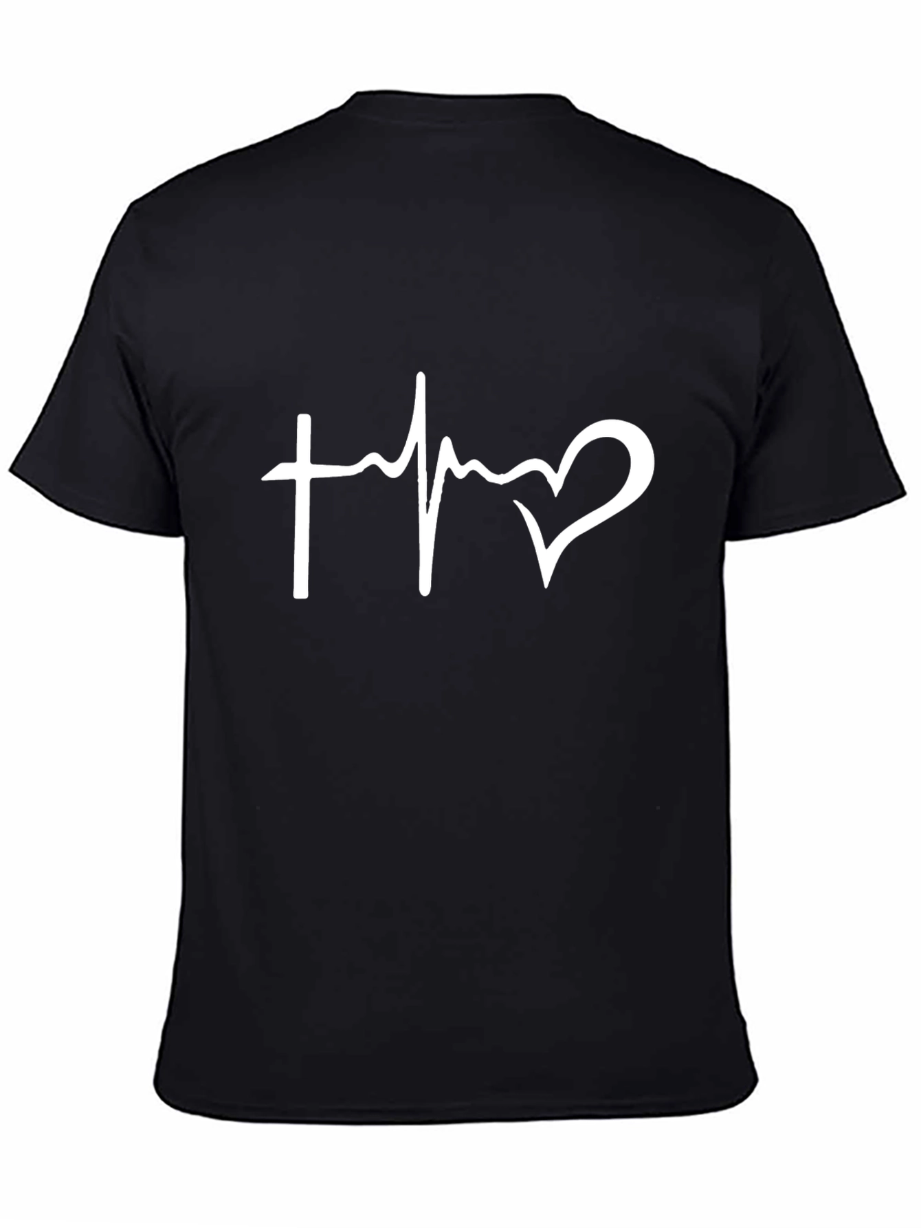 Faith Hope Love Heartbeat Graphic T-Shirt