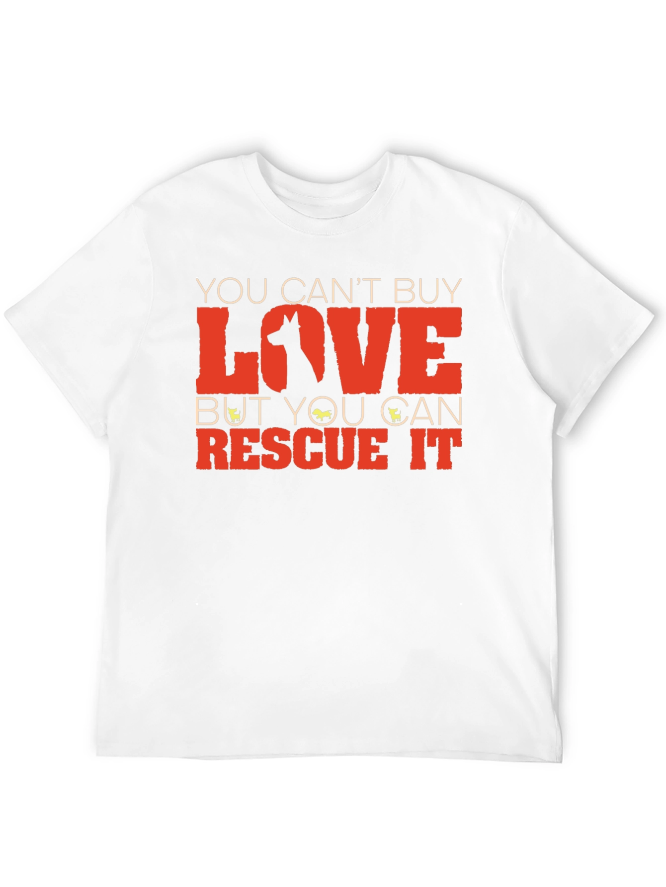 Rescue Dog T-Shirt: You Cant Buy Love