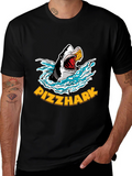 Pizzhark T-Shirt - Shark Eating Pizza Graphic Tee