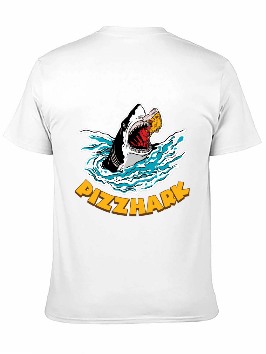 Pizzhark T-Shirt - Shark Eating Pizza Graphic Tee