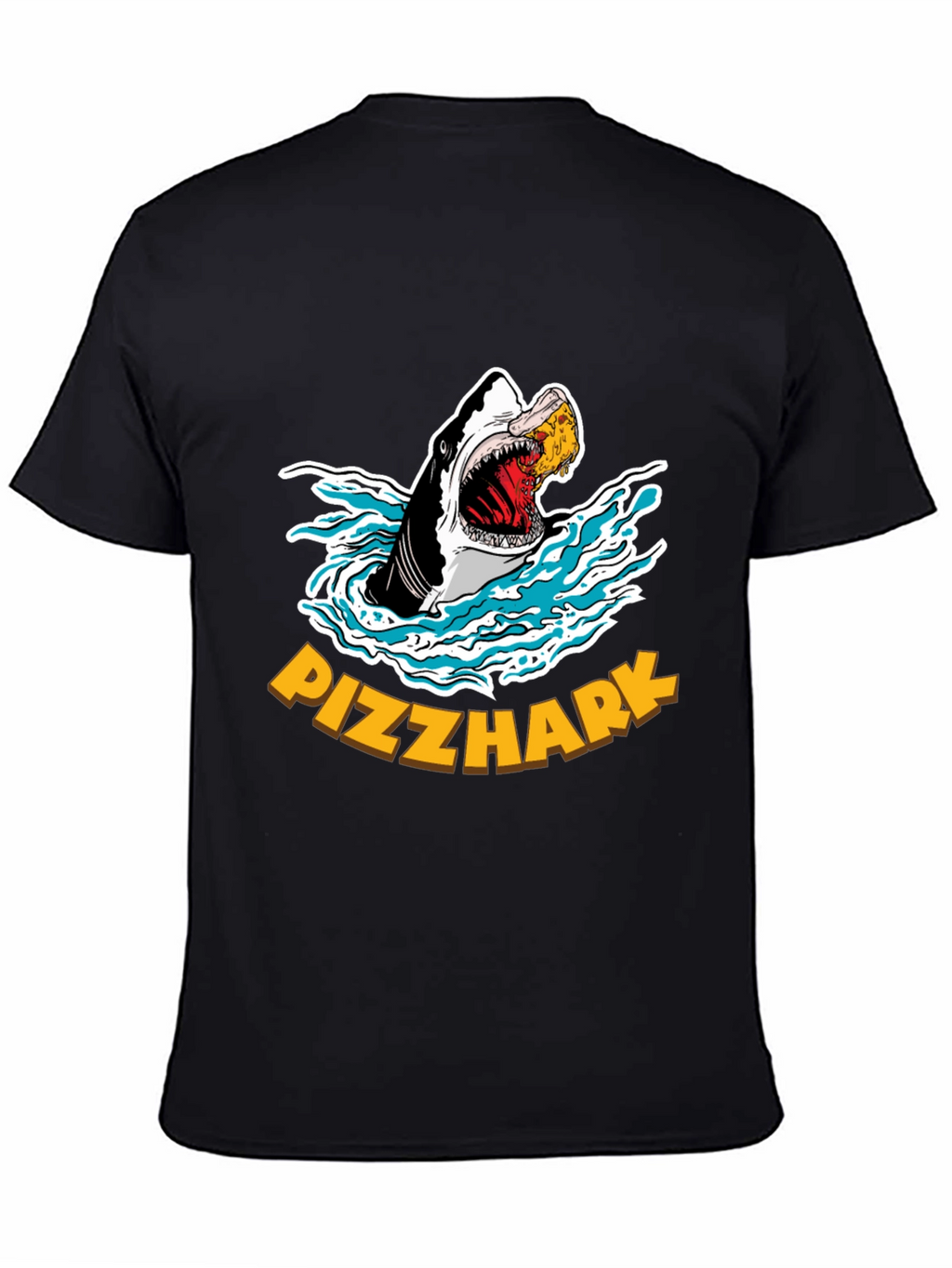 Pizzhark T-Shirt - Shark Eating Pizza Graphic Tee