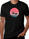 Summer Feels Graphic T-Shirt - Black