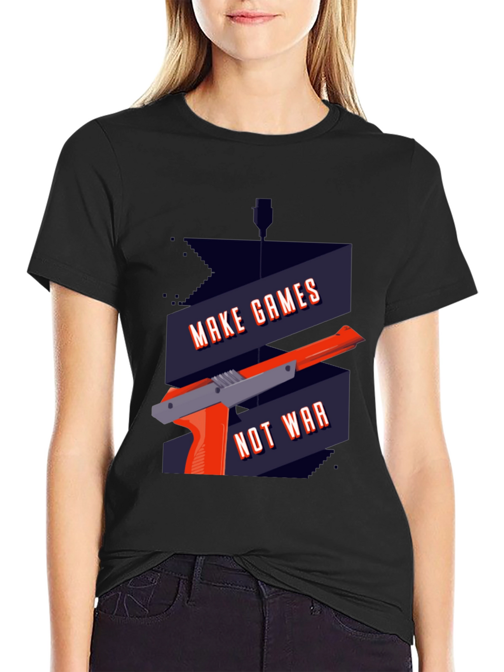 Make Games Not War Graphic T-Shirt