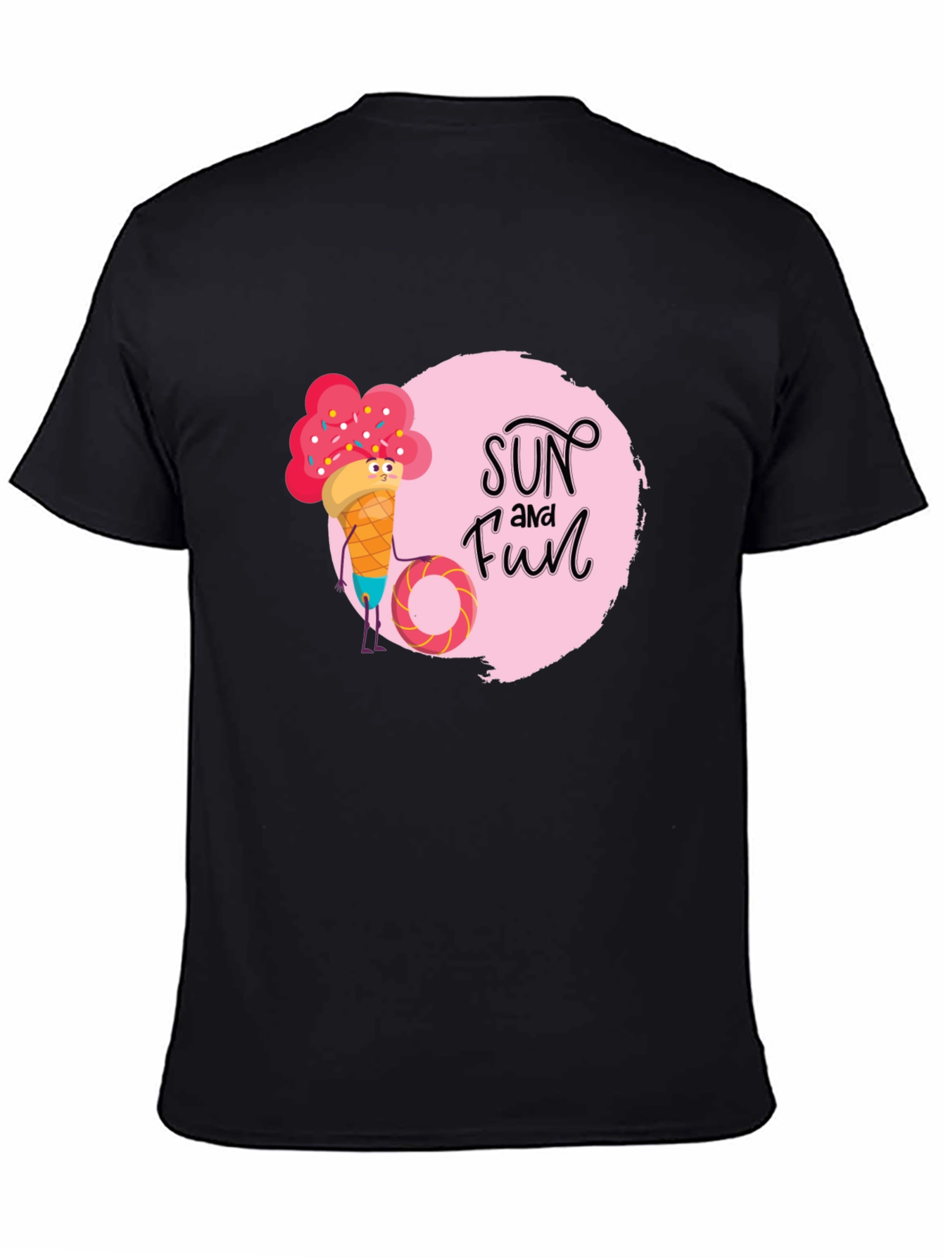 Sun and Fun Ice Cream Graphic Tee