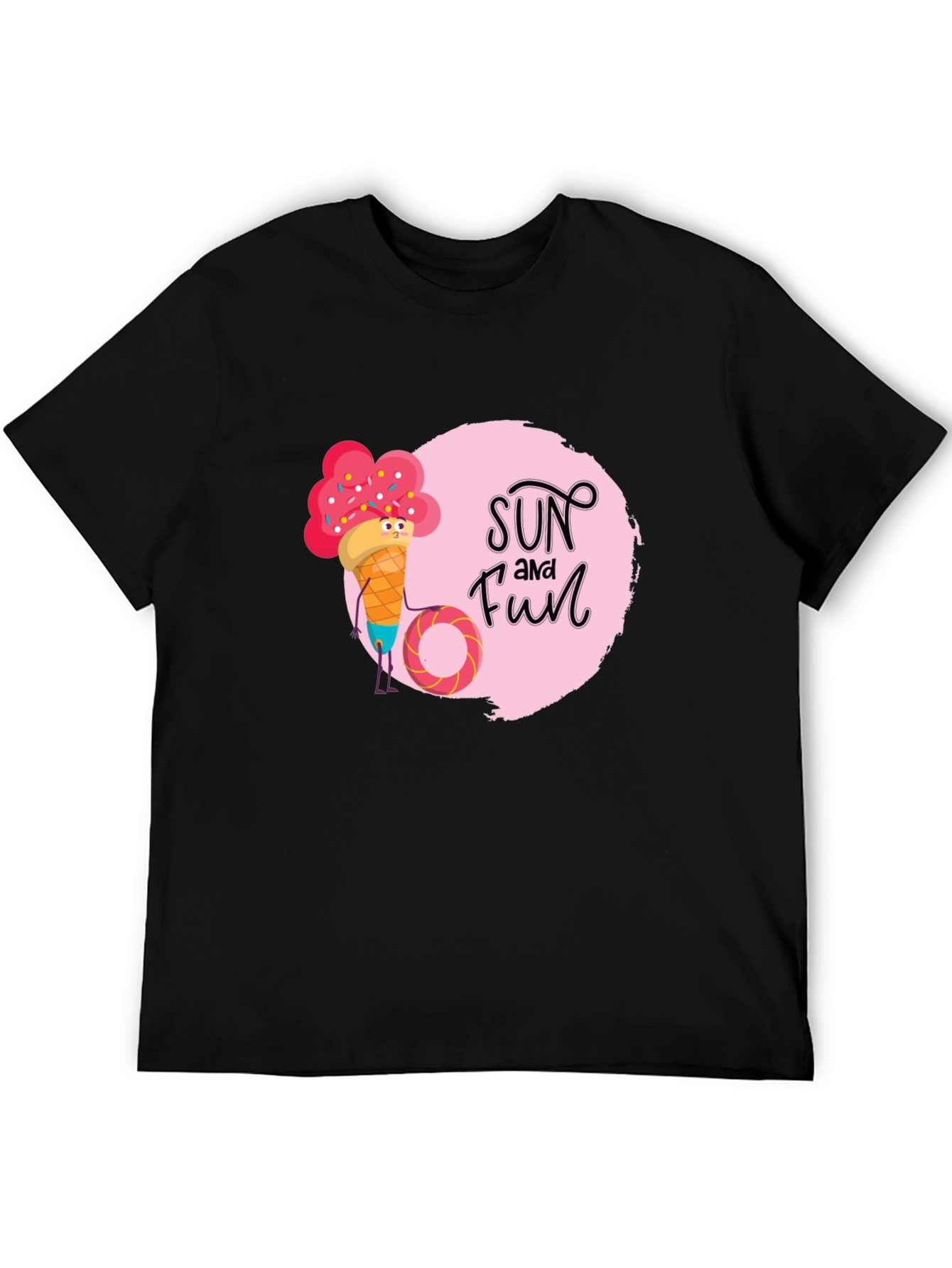 Sun and Fun Ice Cream Graphic Tee