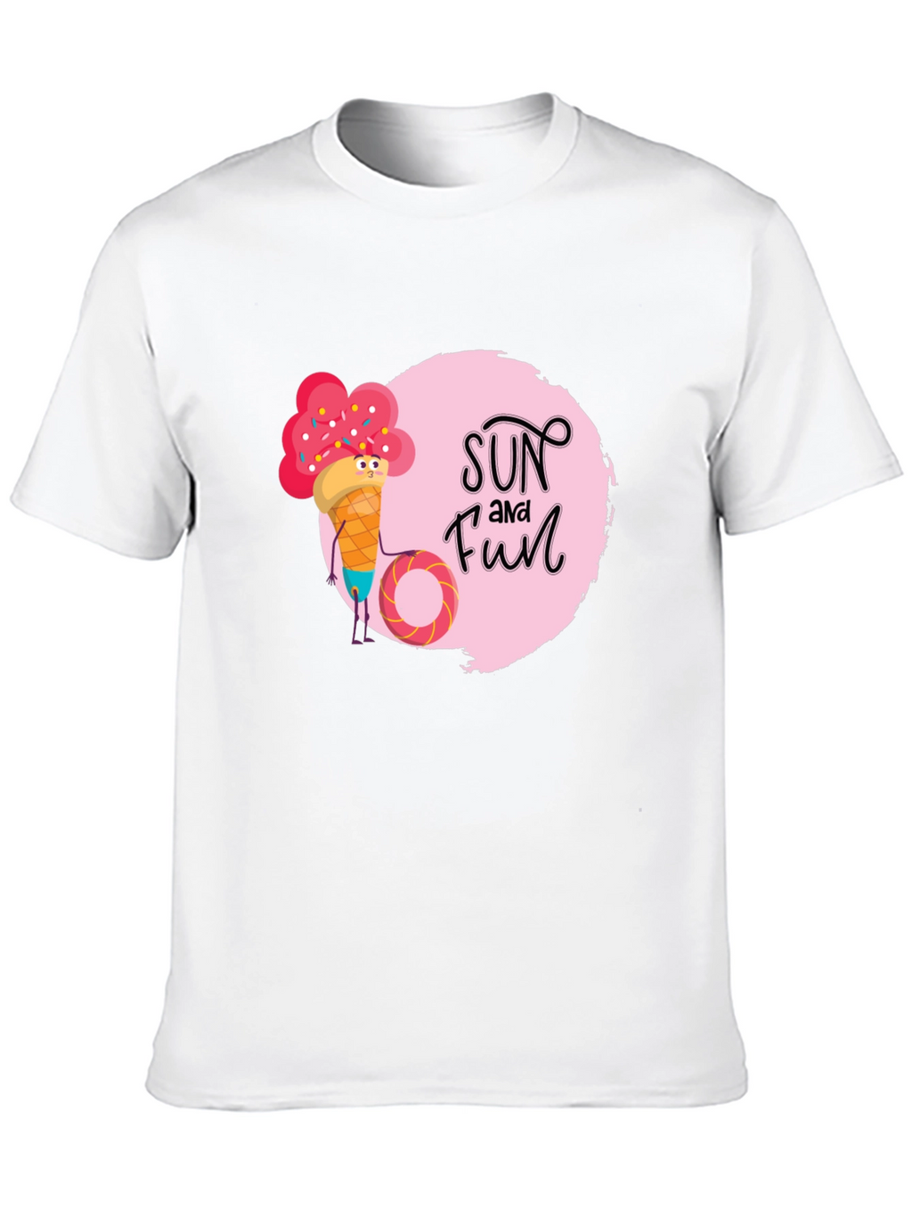 Sun and Fun Ice Cream Graphic Tee