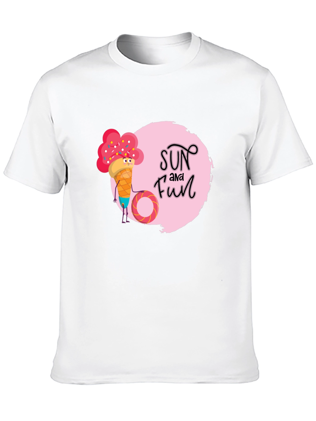 Sun and Fun Ice Cream Graphic Tee