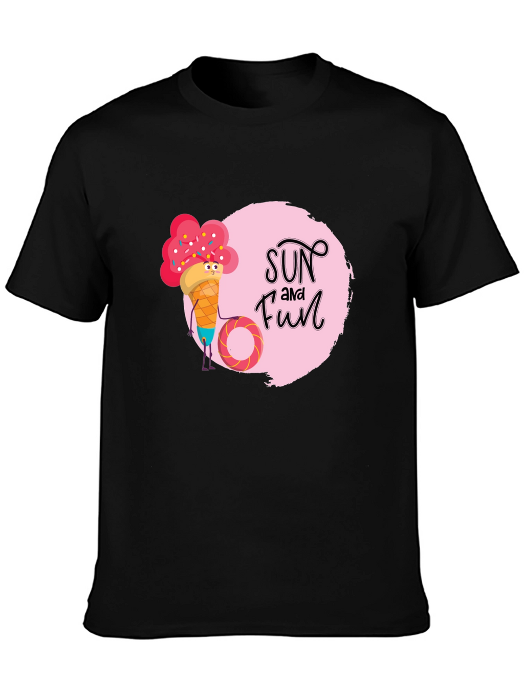 Sun and Fun Ice Cream Graphic Tee