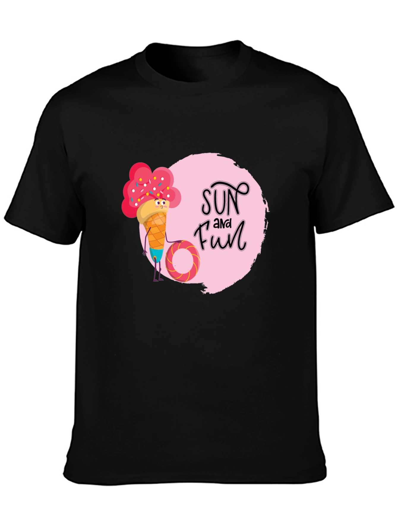 Sun and Fun Ice Cream Graphic Tee