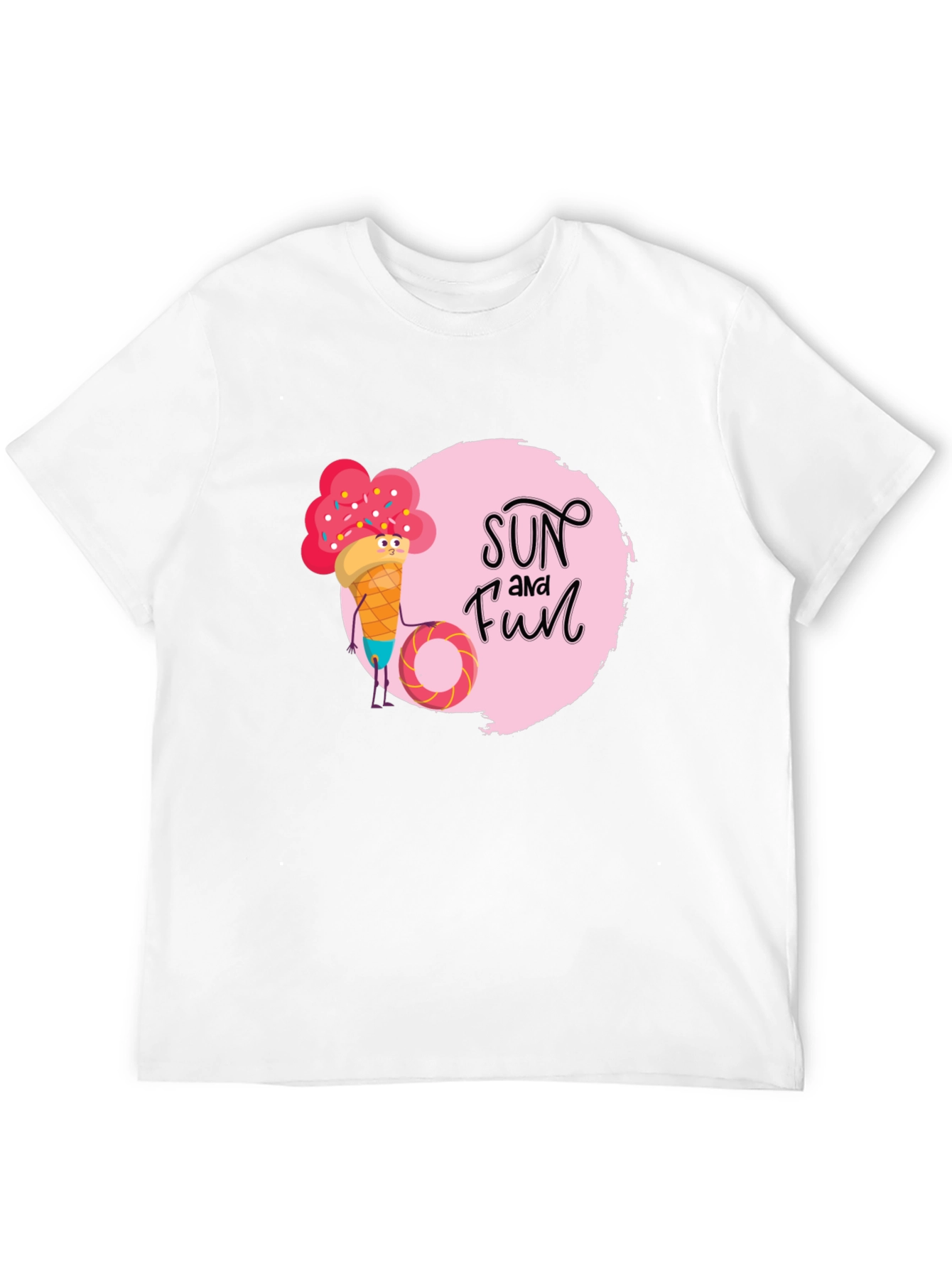 Sun and Fun Ice Cream Graphic Tee