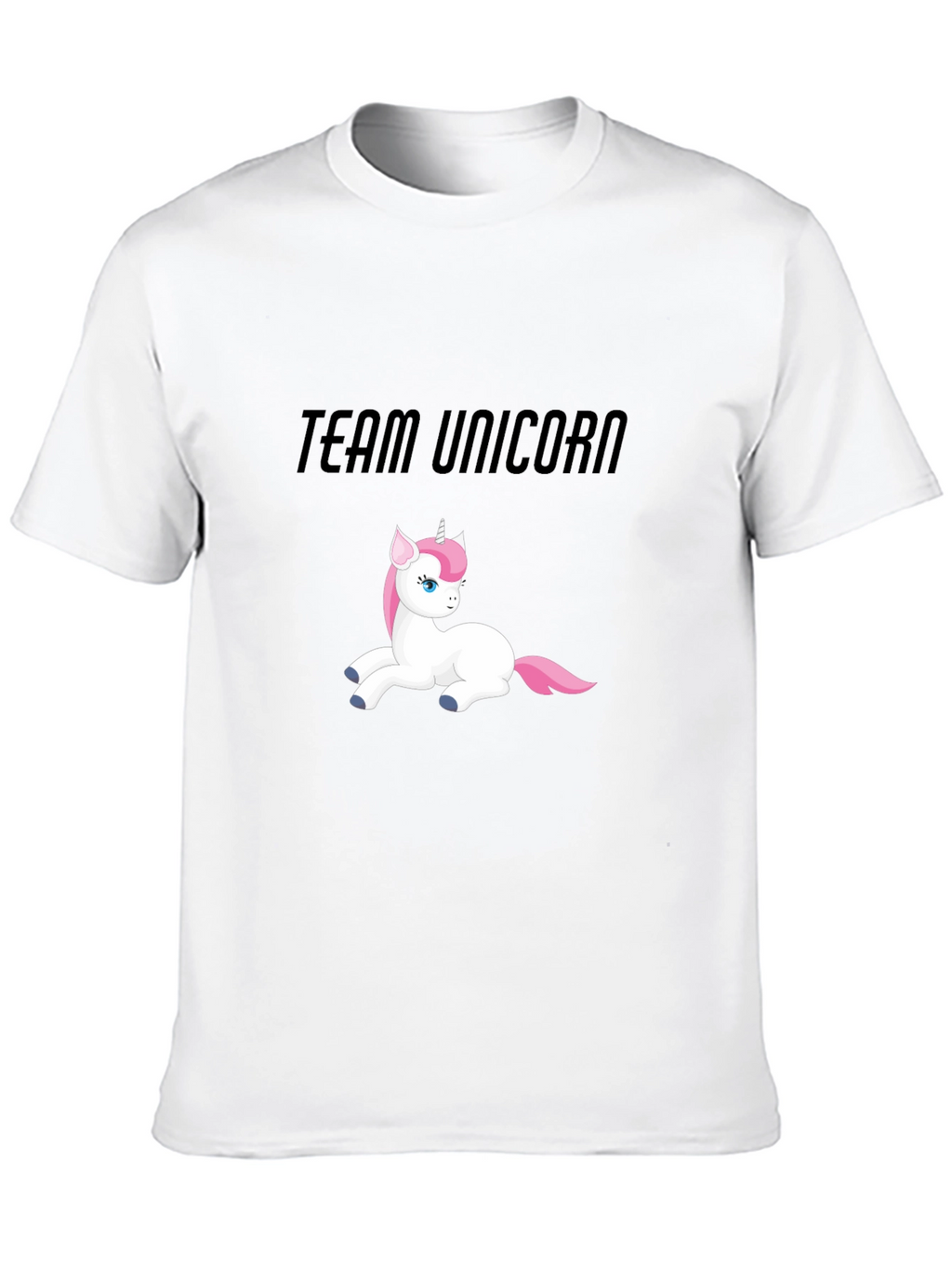 Team Unicorn Black T-Shirt