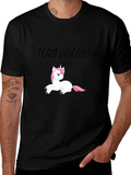 Team Unicorn Black T-Shirt