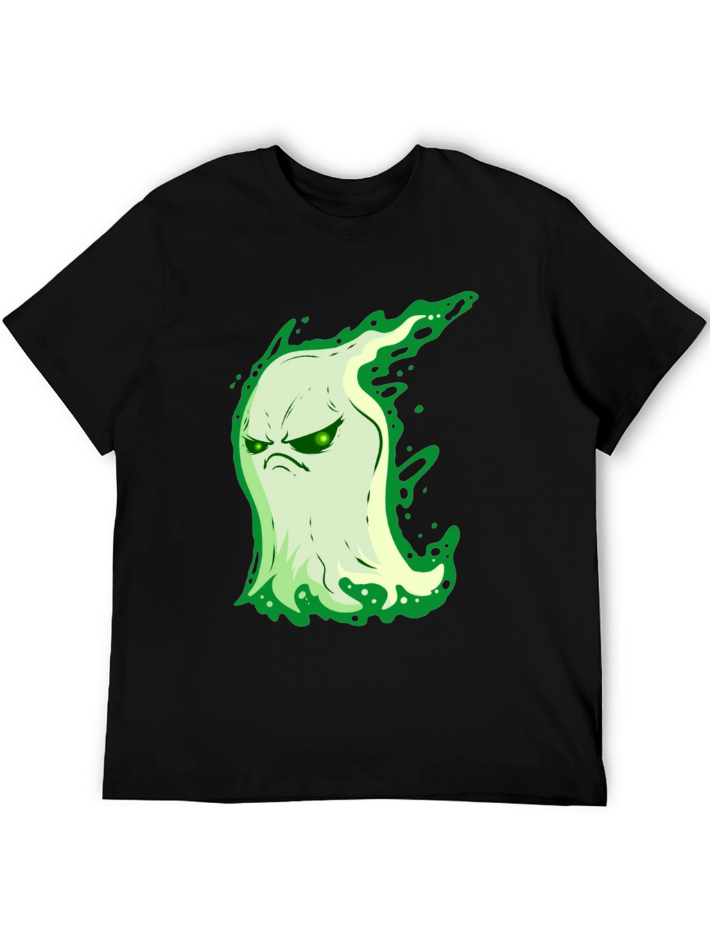 Grumpy Ghost Graphic Tee - Spooky Season Essential