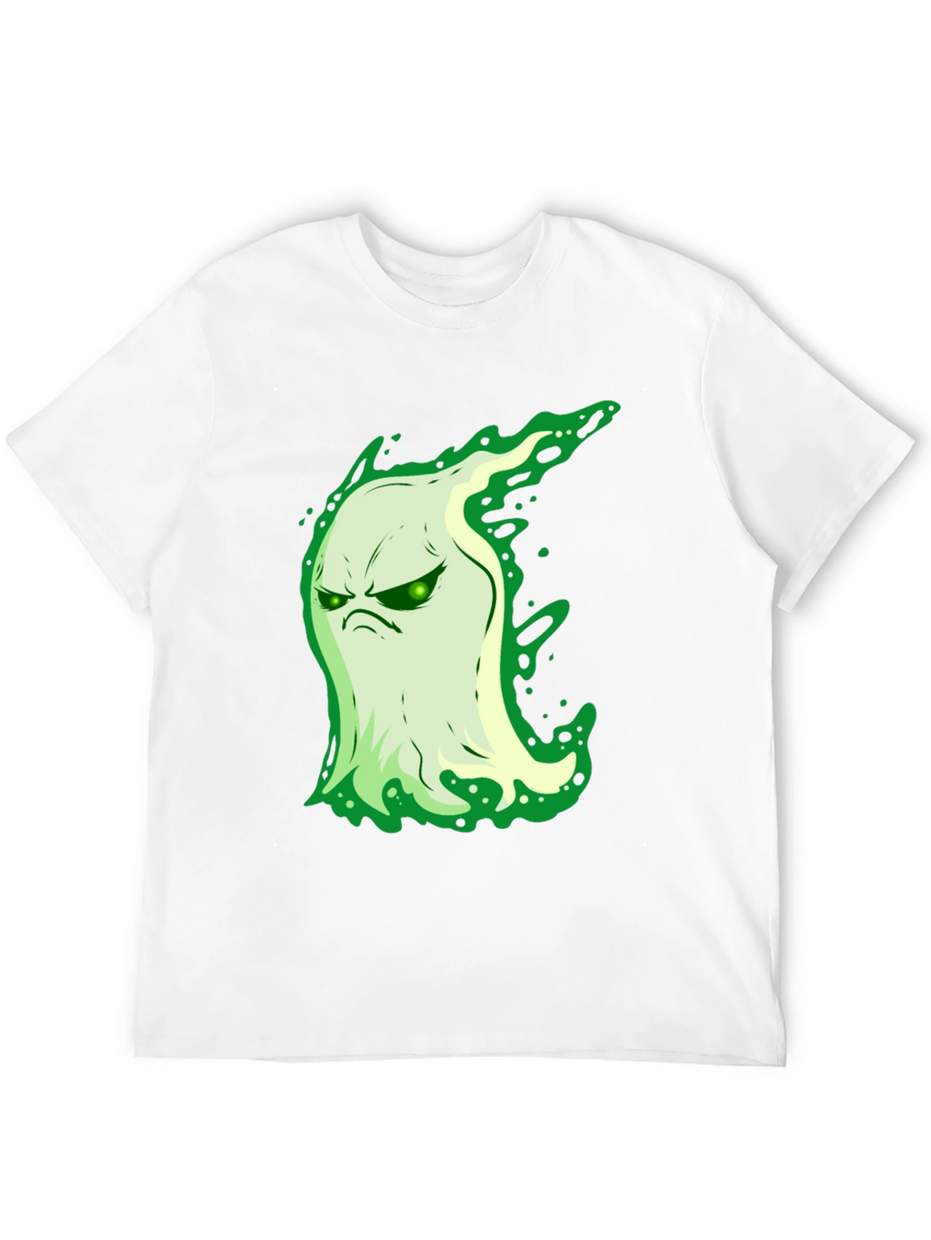 Grumpy Ghost Graphic Tee - Spooky Season Essential