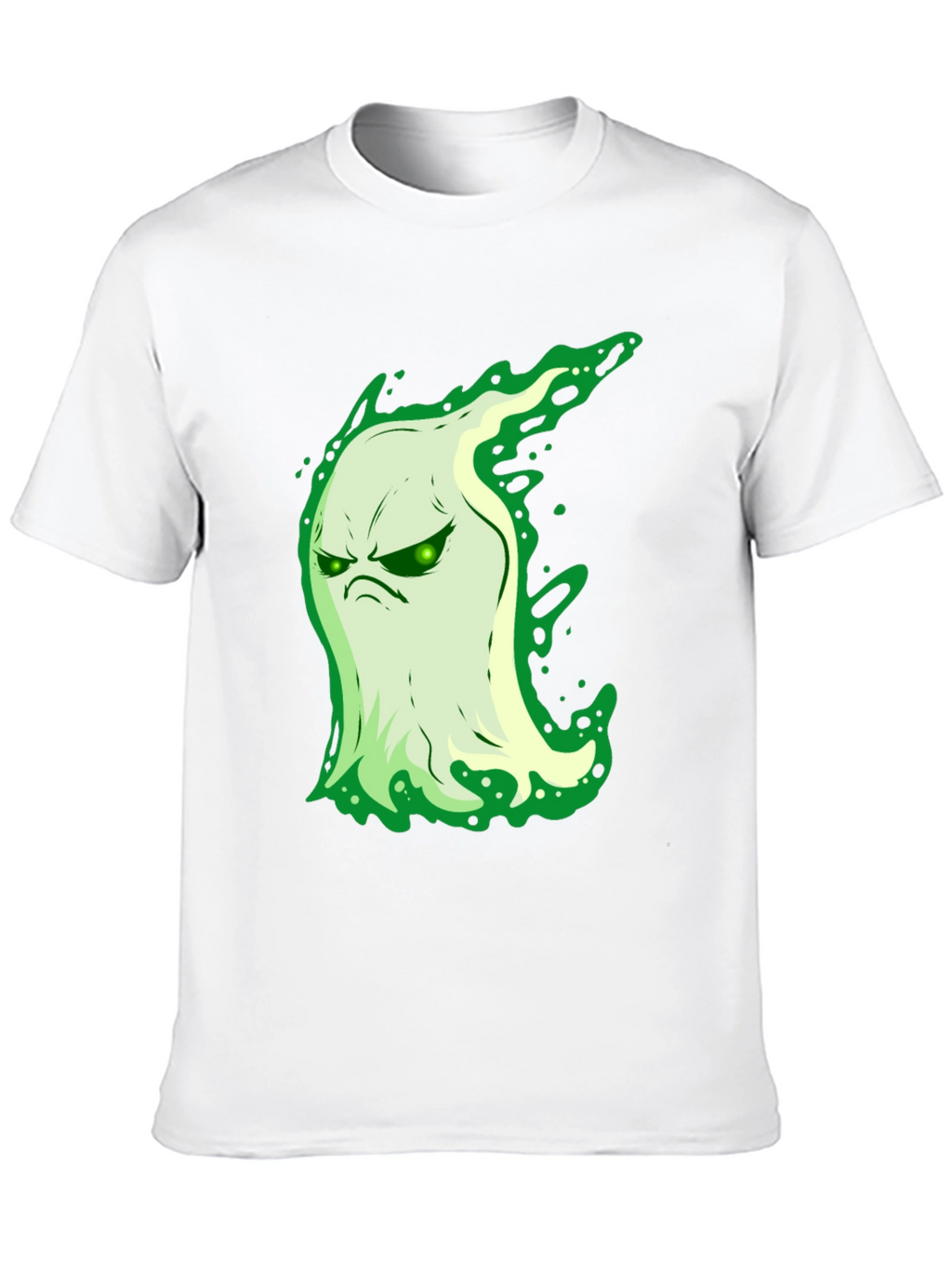 Grumpy Ghost Graphic Tee - Spooky Season Essential