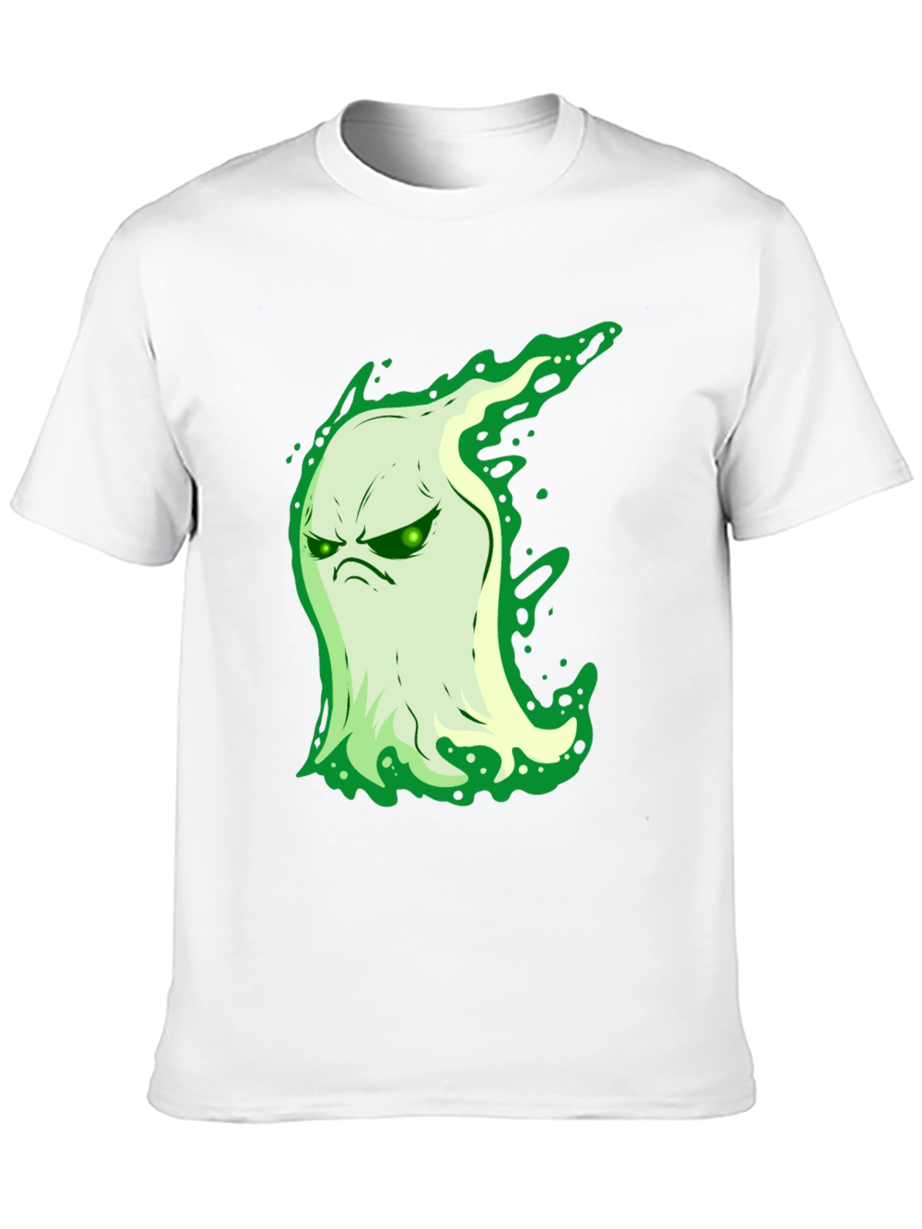 Grumpy Ghost Graphic Tee - Spooky Season Essential