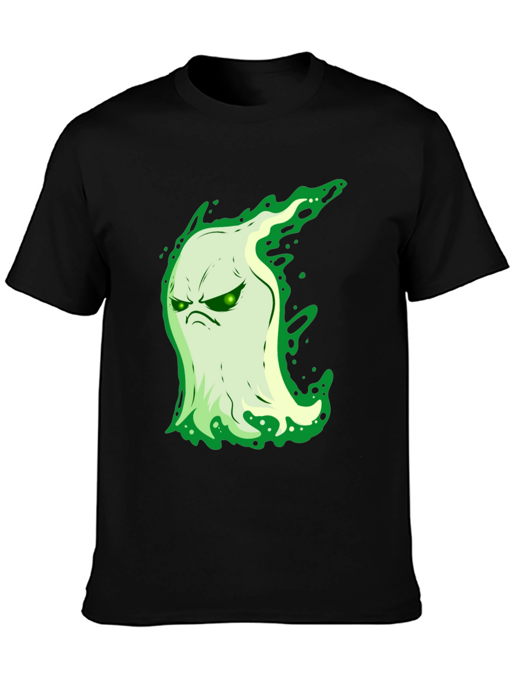 Grumpy Ghost Graphic Tee - Spooky Season Essential