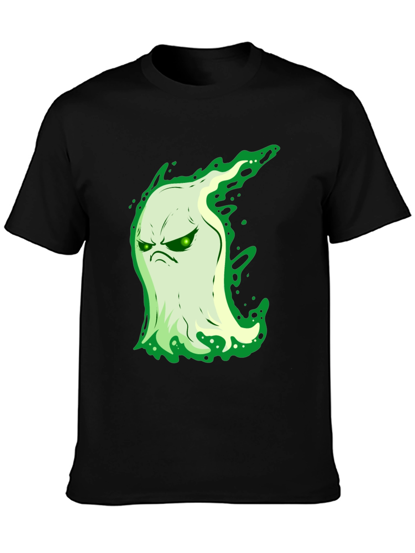 Grumpy Ghost Graphic Tee - Spooky Season Essential