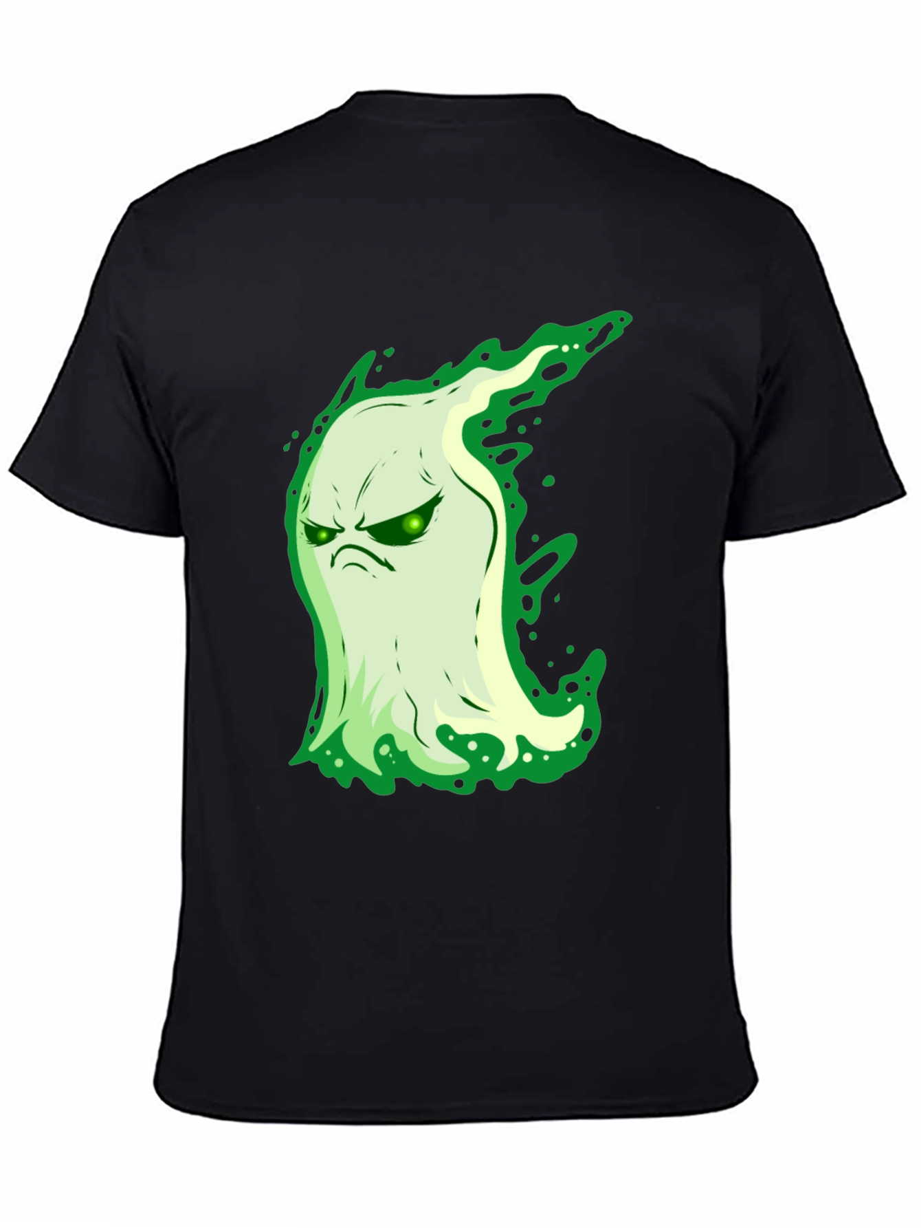 Grumpy Ghost Graphic Tee - Spooky Season Essential